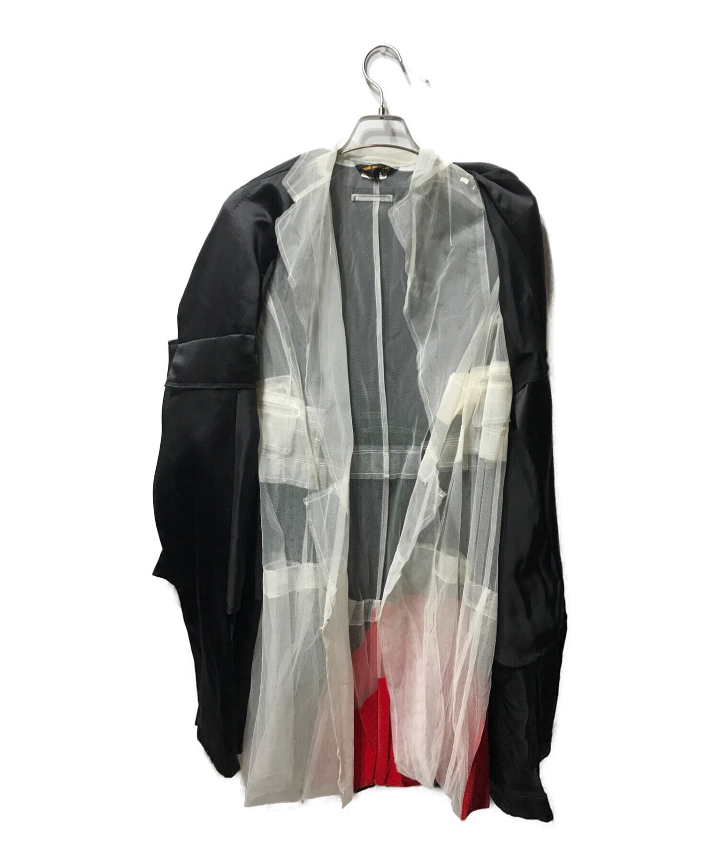 [Pre-owned] COMME des GARCONS 07SS Tulle Switching Coat Cubism Period Layered Wrap Coat