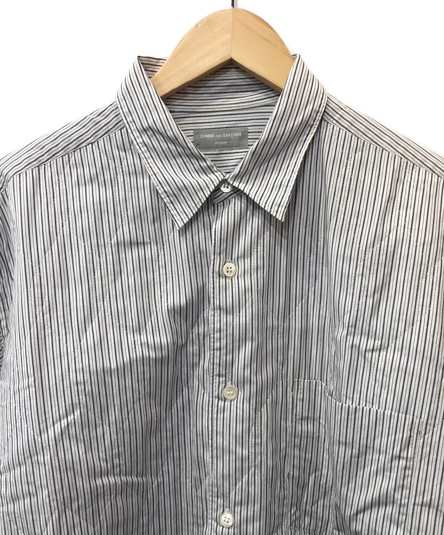 [Pre-owned] COMME des GARCONS HOMME PLUS Striped Shirts/Cotton Shirts HB-080450