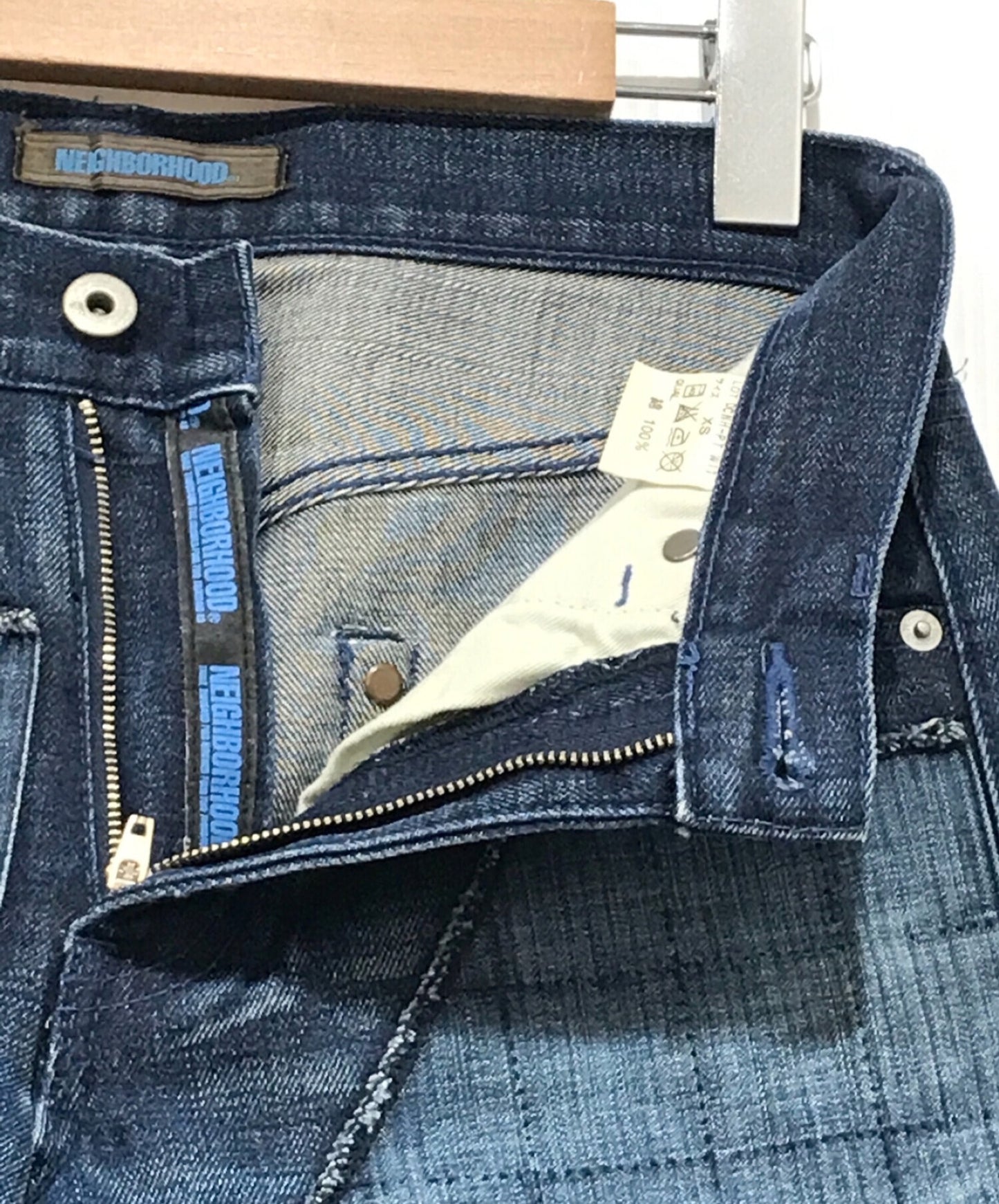 [Pre-owned] NEIGHBORHOOD patchwork denim pants DCNH-PT-W11
