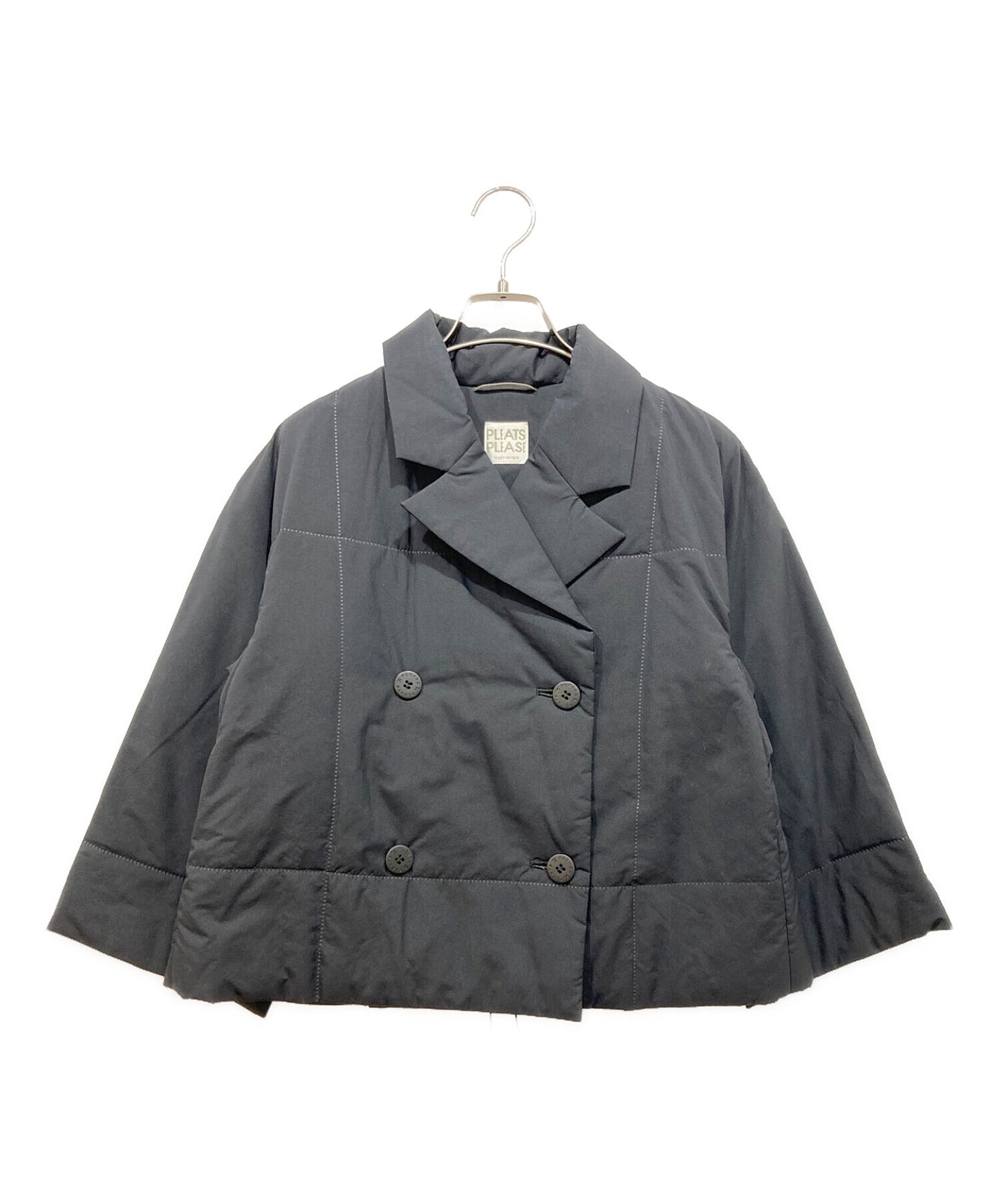 [Pre-owned] PLEATS PLEASE short padded coat PP94-ZD882