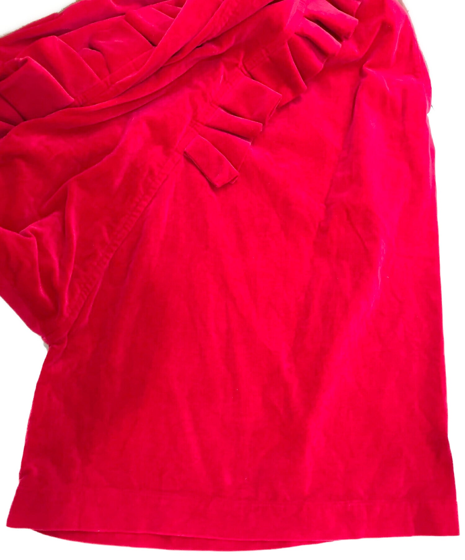 Pre-owned] COMME des GARCONS Velour ruffle sarouel pants GS-P022