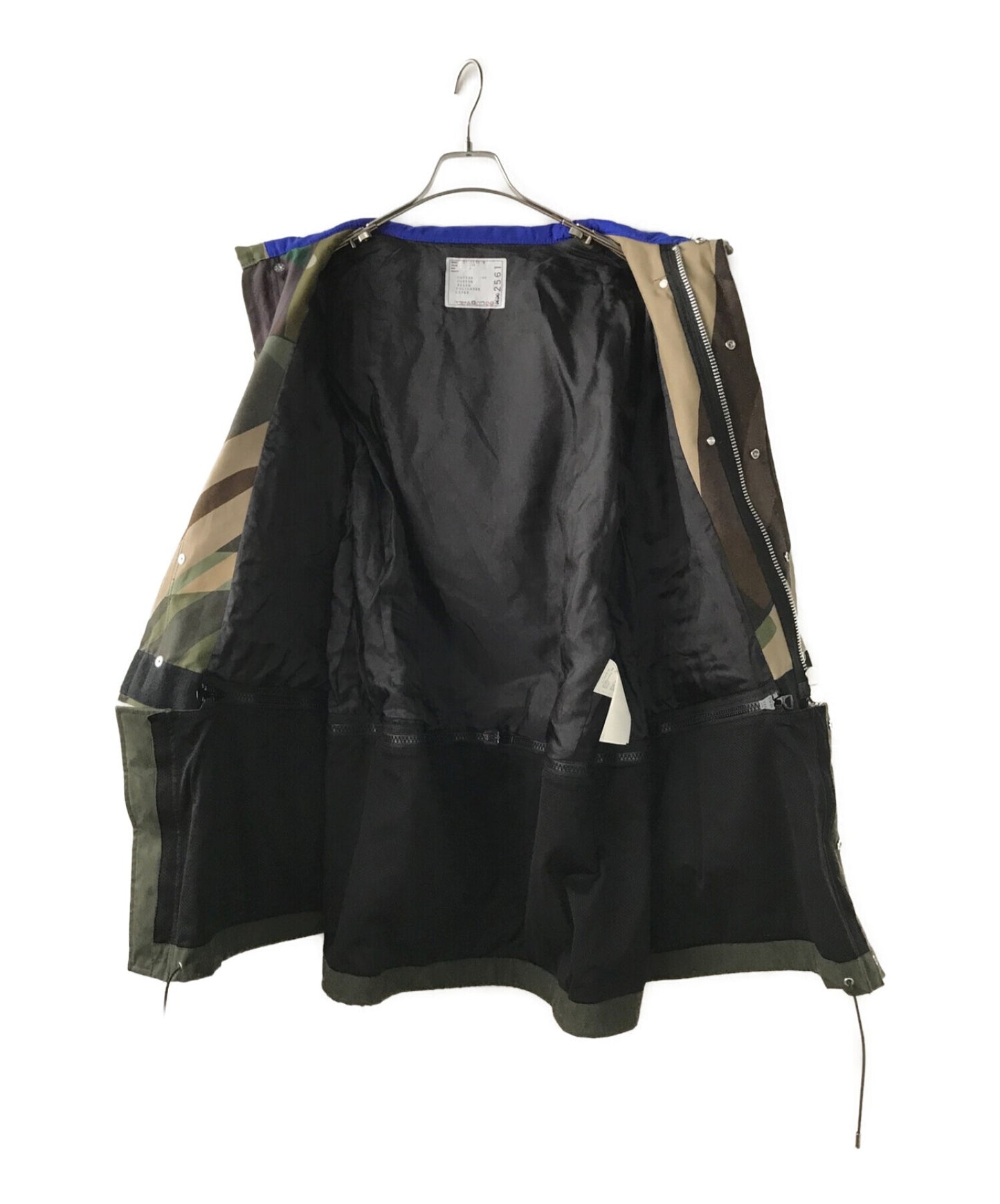 Sacai x Kaws 21aw 2way Blouson Camo 21-02561m