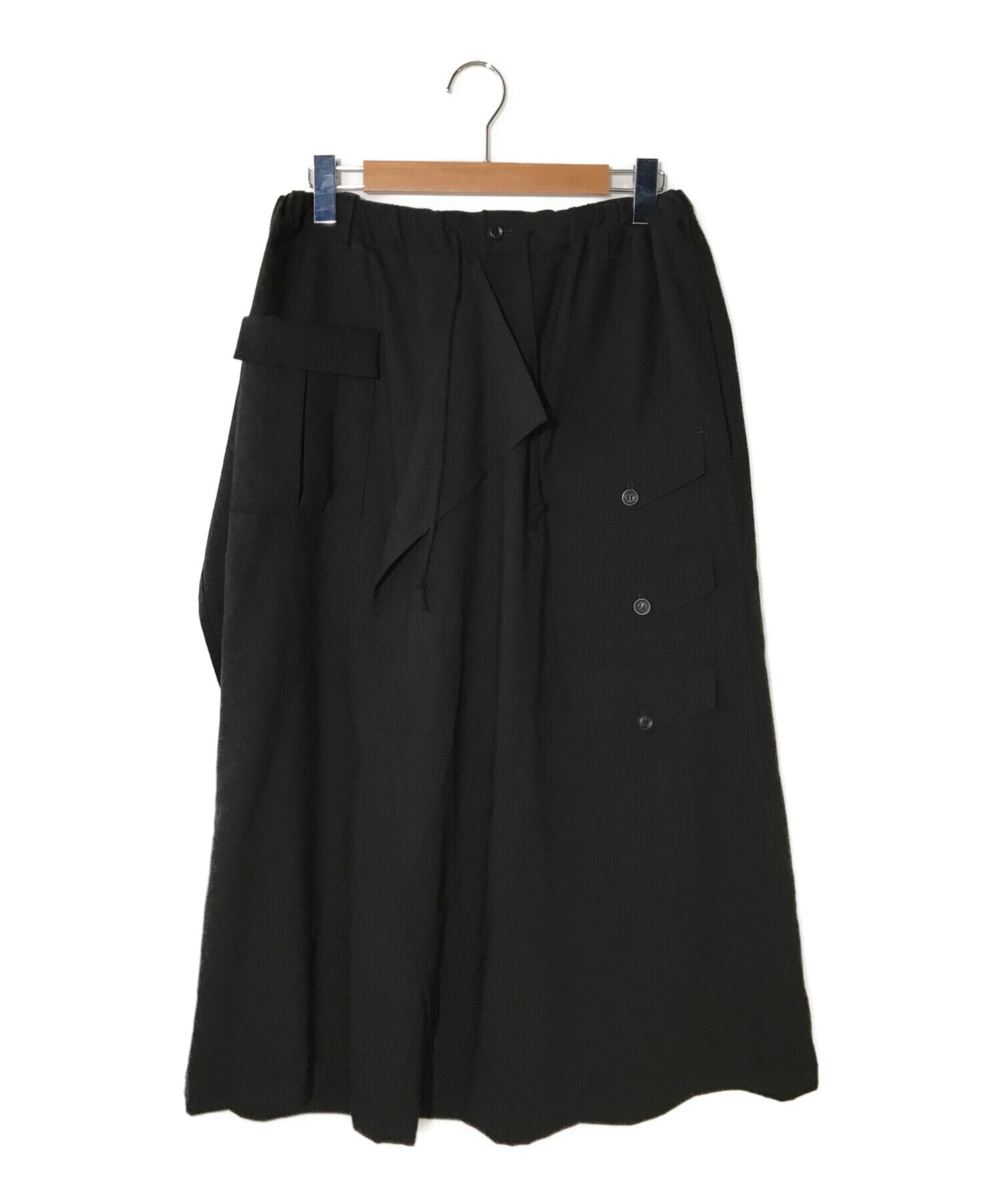B Yohji Yamamoto 3皮瓣裤裙NN-P65-107