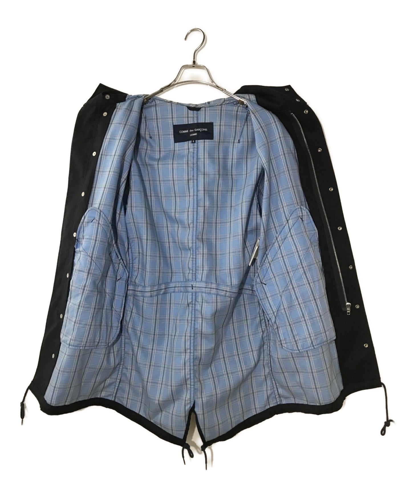[Pre-owned] COMME des GARCONS HOMME Check Lined Mod Coat HF-C014