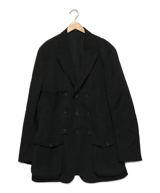 Yohji Yamamoto Pour Homme 21AW Flashi胸部補丁按鈕站JKT HX-J15-100