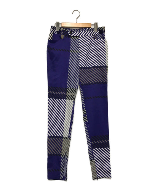 [Pre-owned] ISSEY MIYAKE All-over multi-check pants