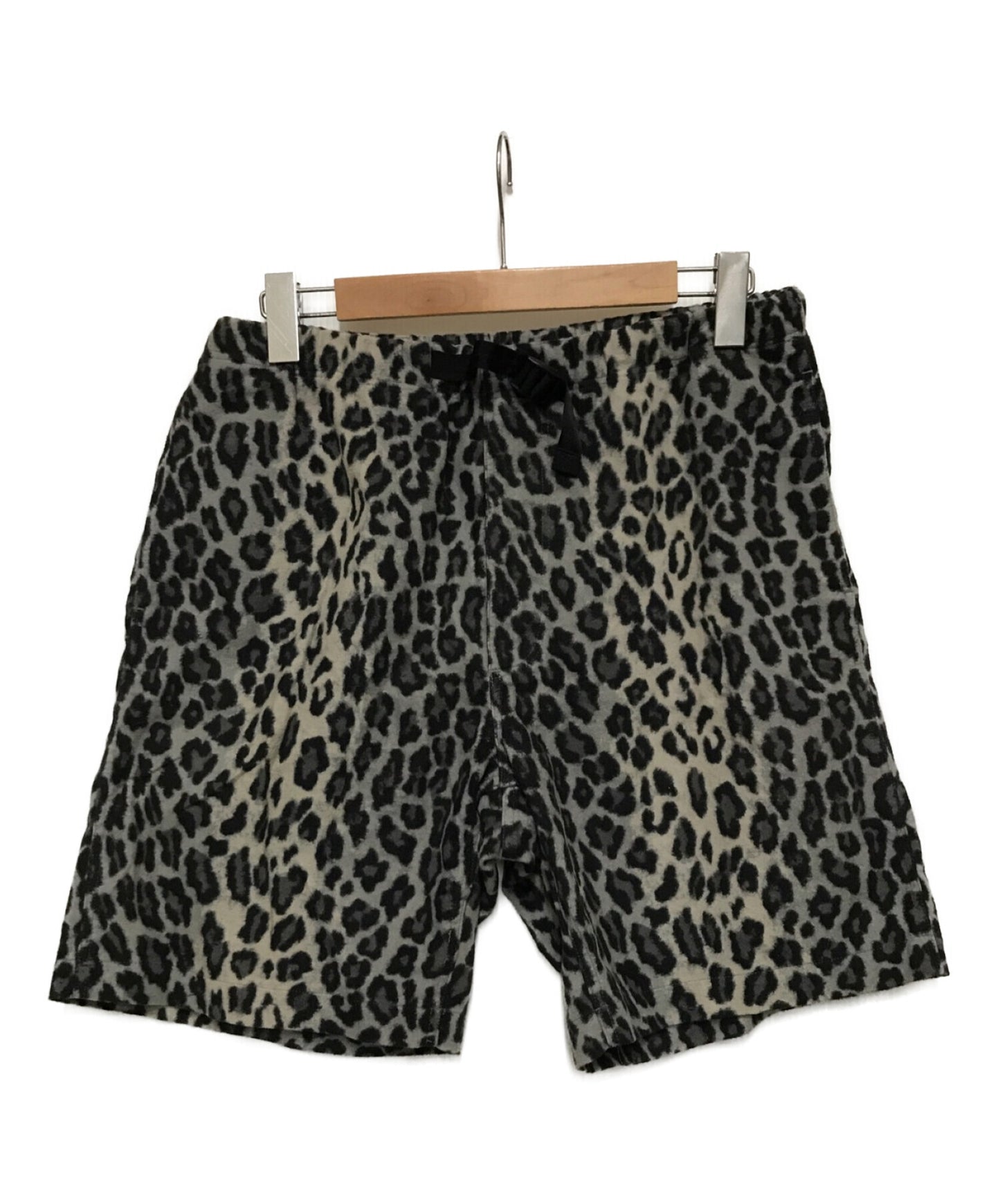 WACKO MARIA Leopard-print velour half pants