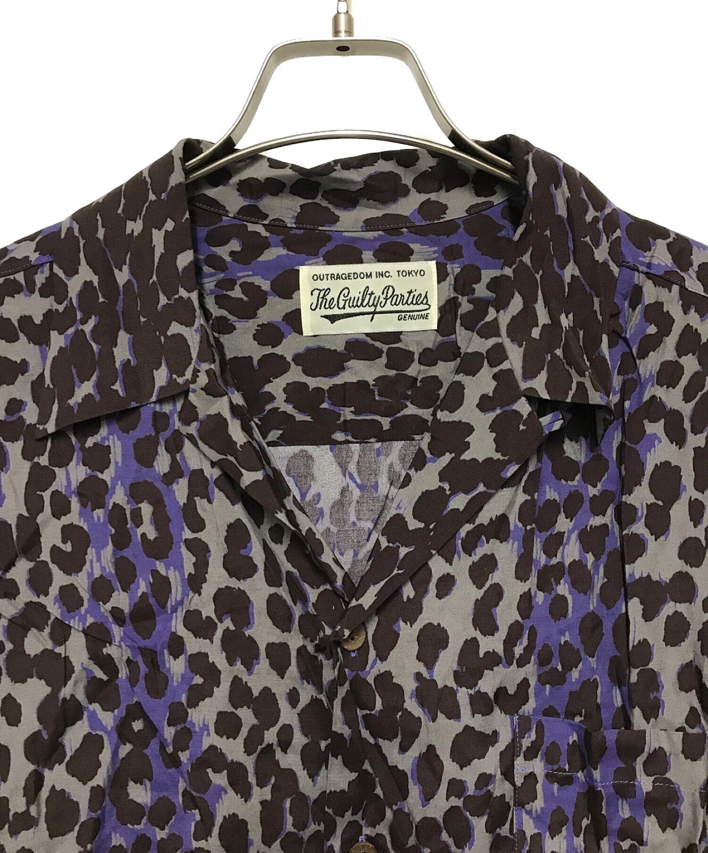 [Pre-owned] WACKO MARIA Leopard Hawaiian shirt Open collar shirt