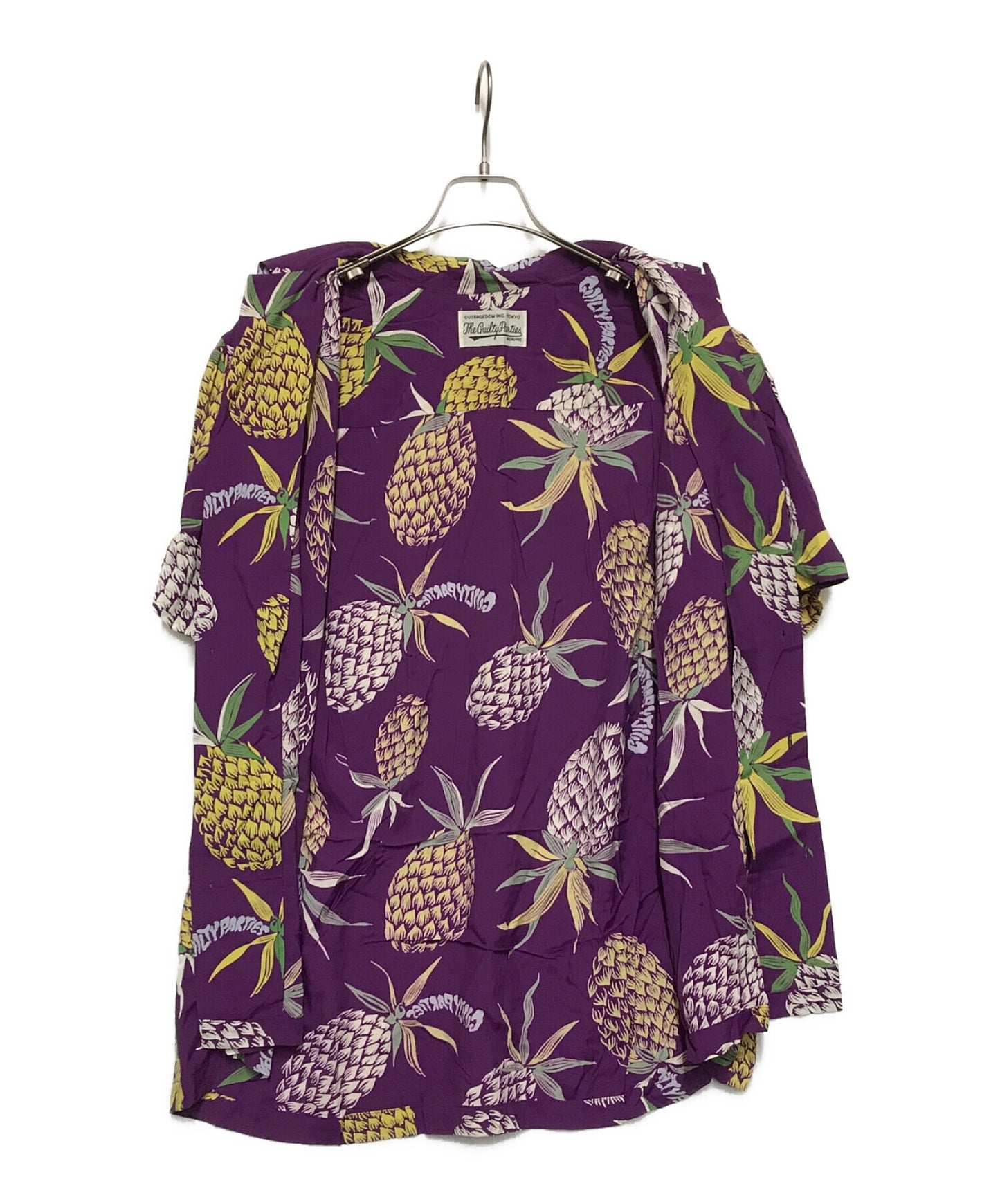 Wacko Maria Pineapple S/S เสื้อฮาวายเปิดเสื้อคอปก