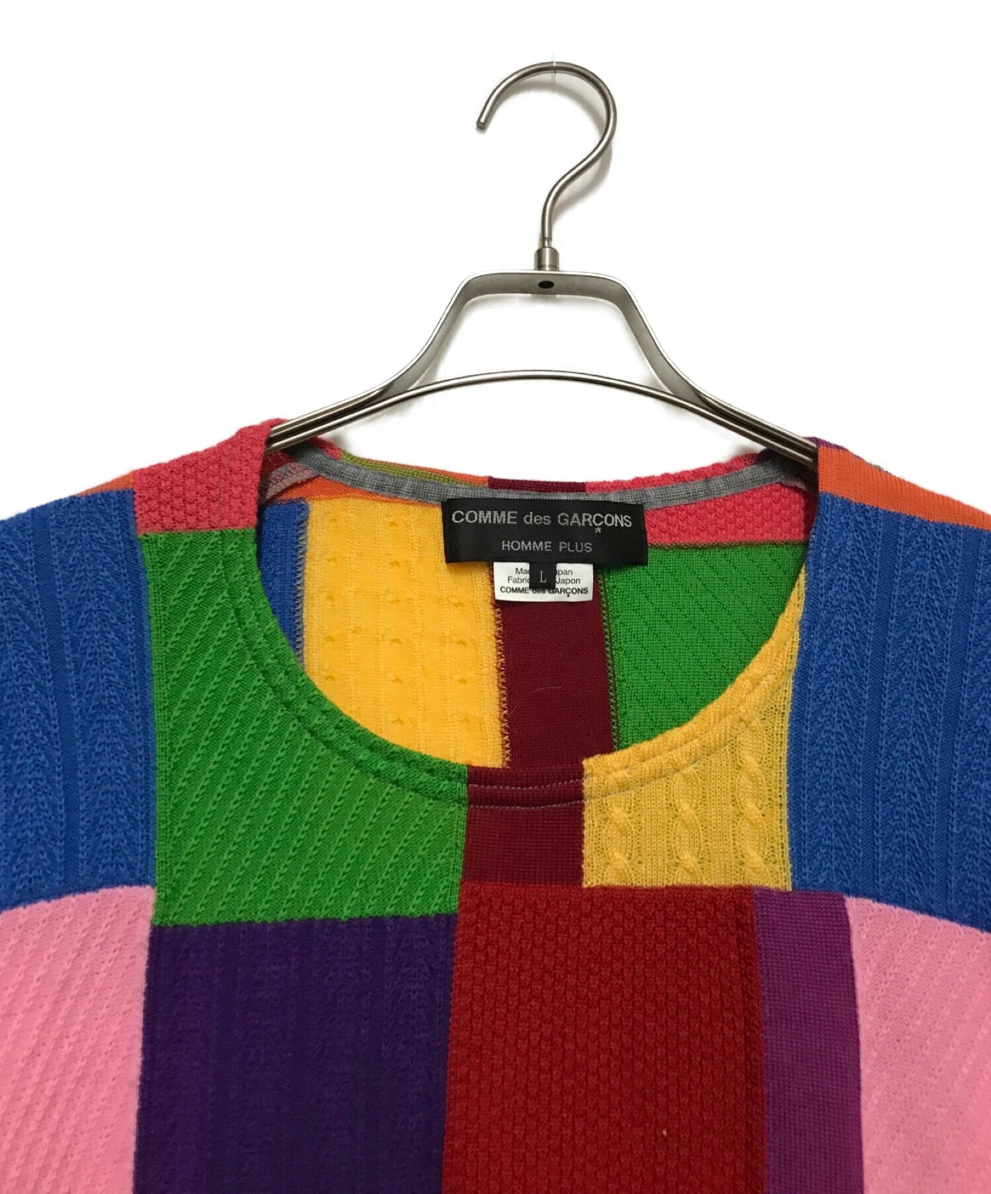 [Pre-owned] COMME des GARCONS HOMME PLUS patchwork knit PF-N017