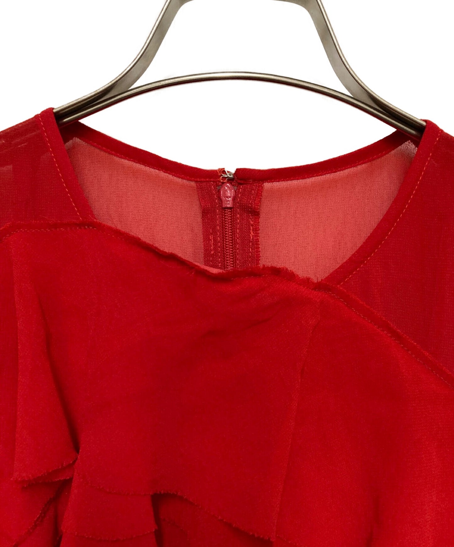 [Pre-owned] COMME des GARCONS Rose Design Ester Sleeveless Dress GO-O022 AD2014
