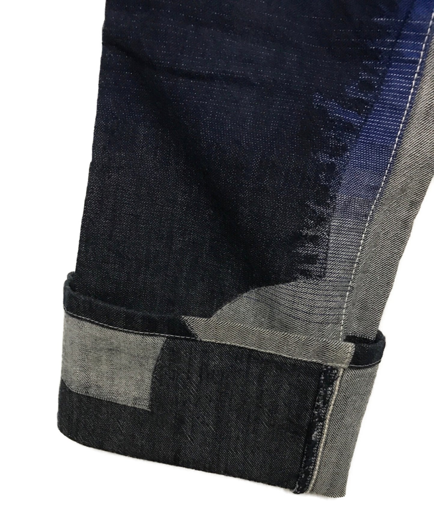 [Pre-owned] ISSEY MIYAKE Switched Flare Denim Pants IM81FF005