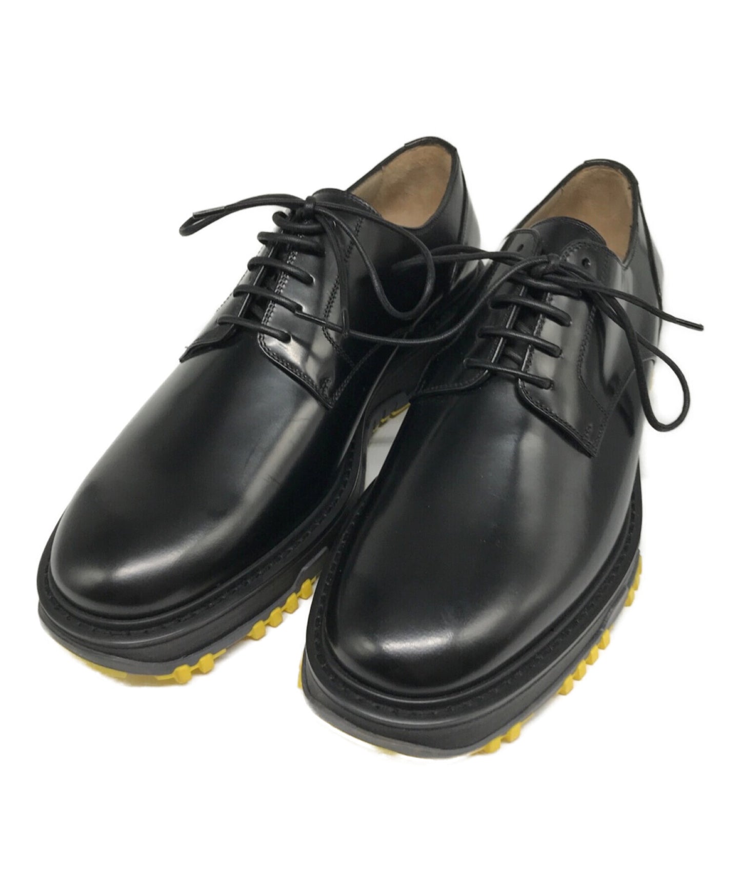 [Pre-owned] DIOR HOMME plain toe leather shoes 15H FR