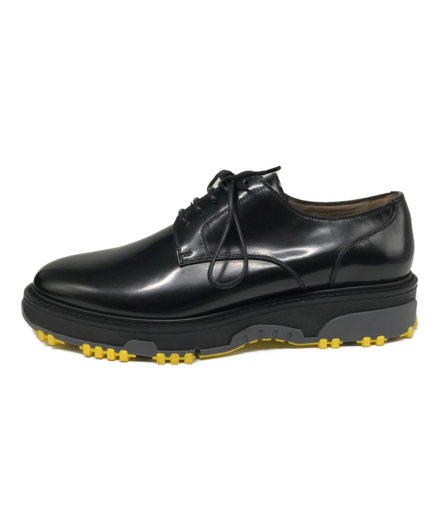 [Pre-owned] DIOR HOMME plain toe leather shoes 15H FR