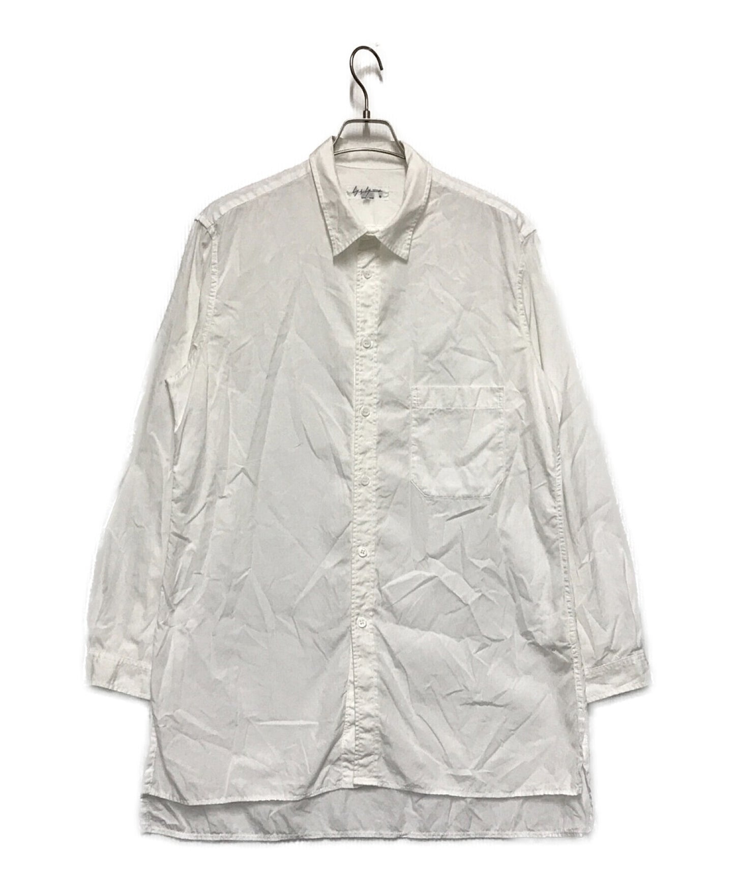 Yohji Yamamoto Pour Homme Long Long Collar环形衬衫，带基座项圈HR-B05-001