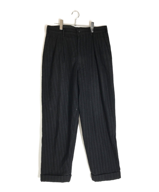 [Pre-owned] COMME des GARCONS HOMME 90s two-tucked wool striped pants HP-04042M