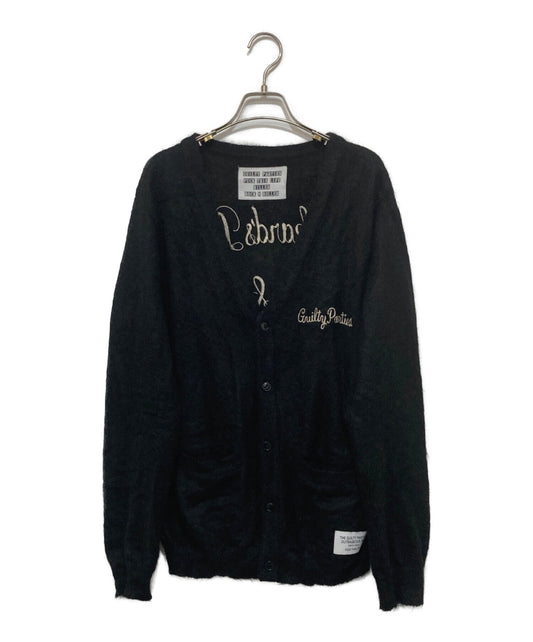 [Pre-owned] WACKO MARIA Mohair blend stitched cardigan 13AW-KNT-14