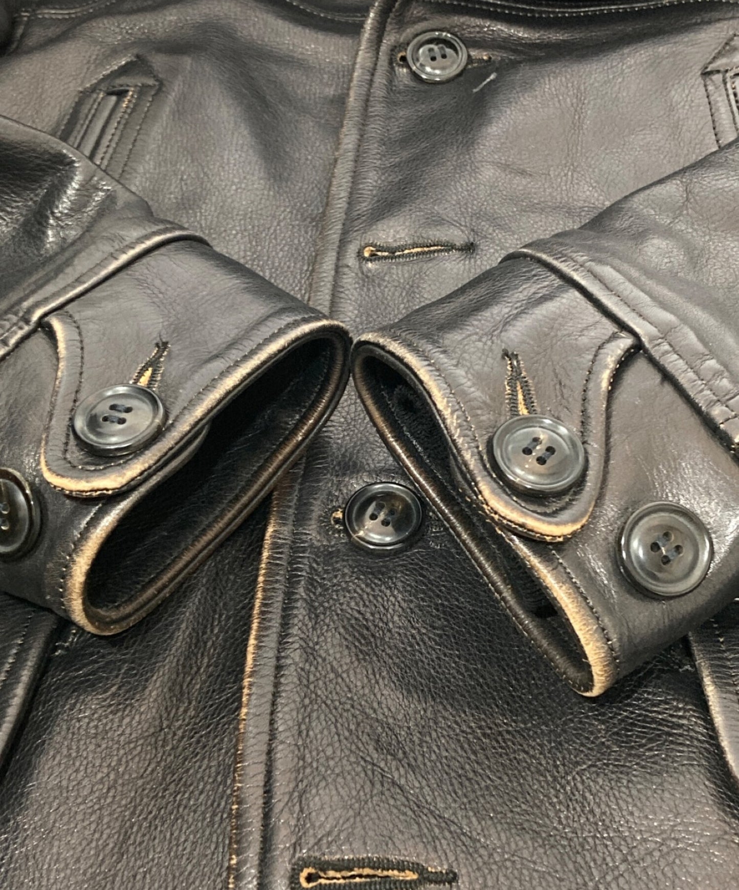 [Pre-owned] WACKO MARIA Leather Car Coat