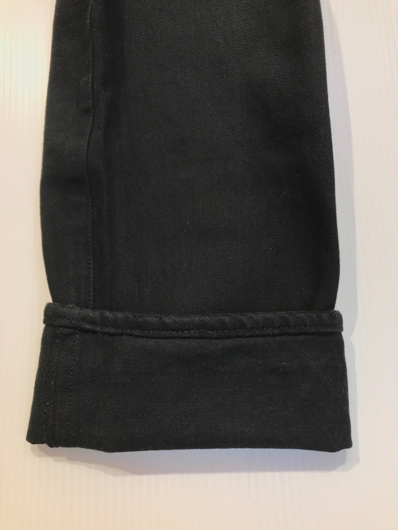 歇斯底里的魅力黑色牛仔布裤0243AP16