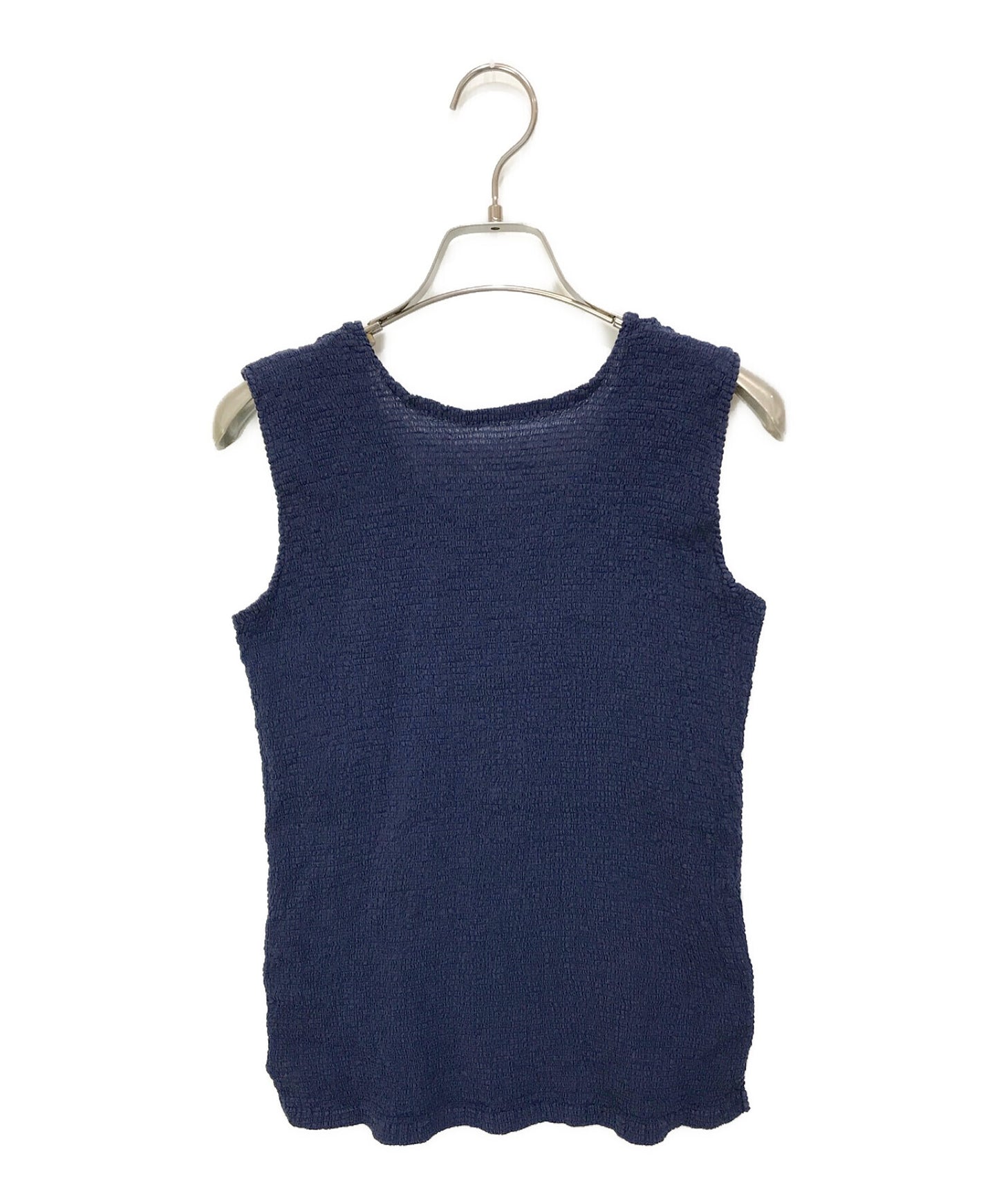 [Pre-owned] me ISSEY MIYAKE Post-dyed sleeveless blouse MI54FR363