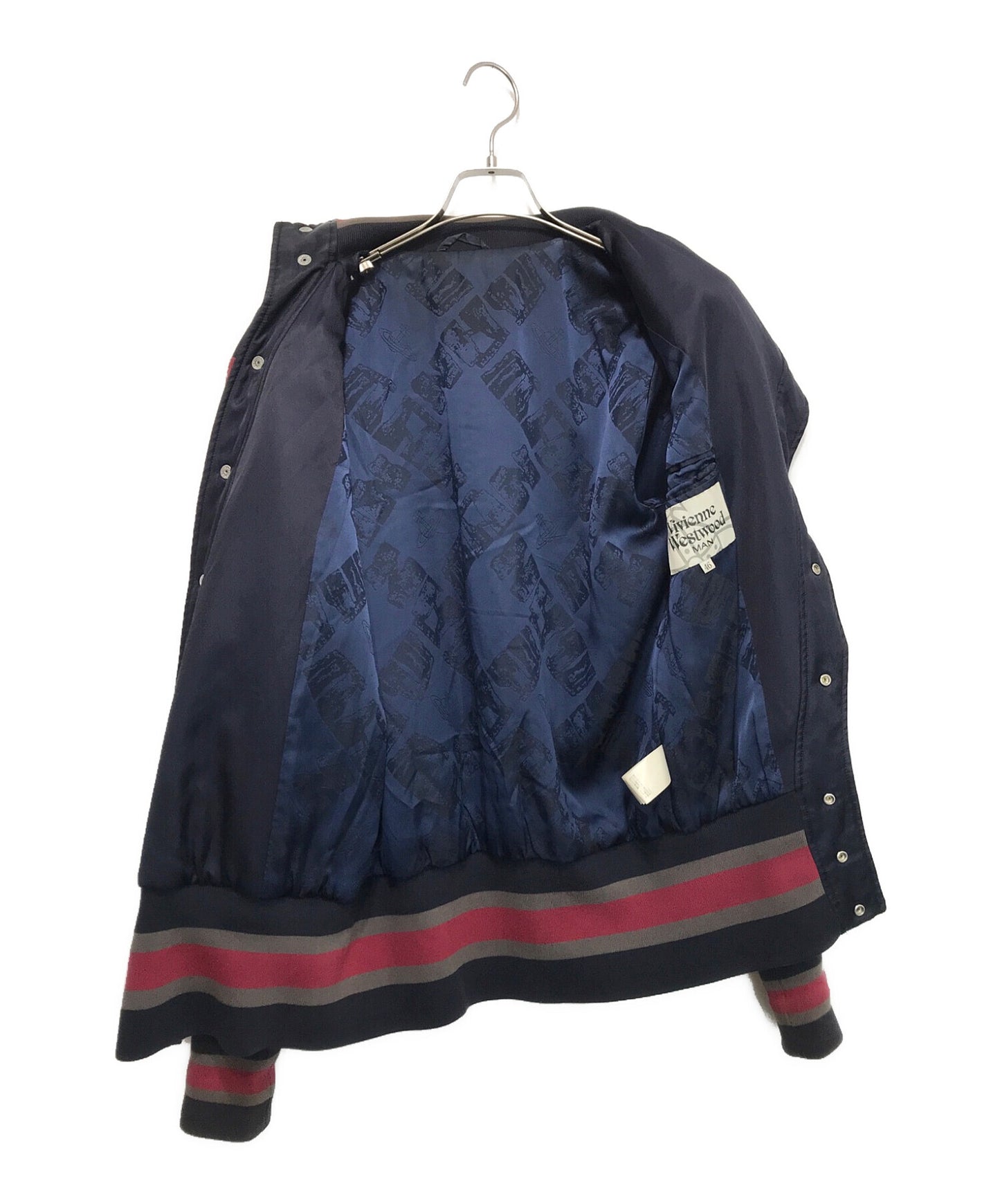 Vivienne Westwood Man 비대칭 기념품 재킷 VW-LP-85276/279052 2404