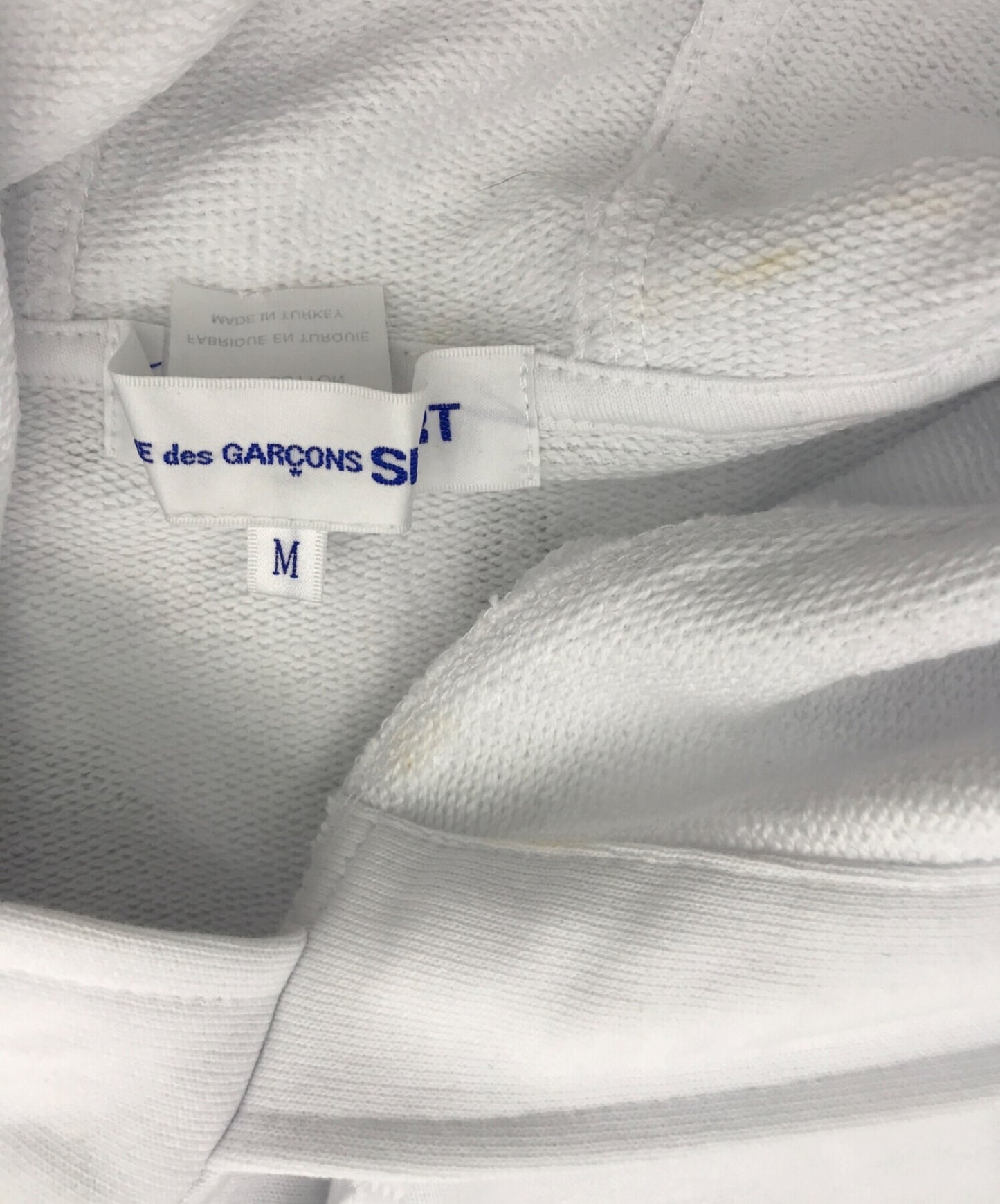 Comme des Garcons เสื้อกราฟิคหลังพิมพ์ hoodie fi-t002