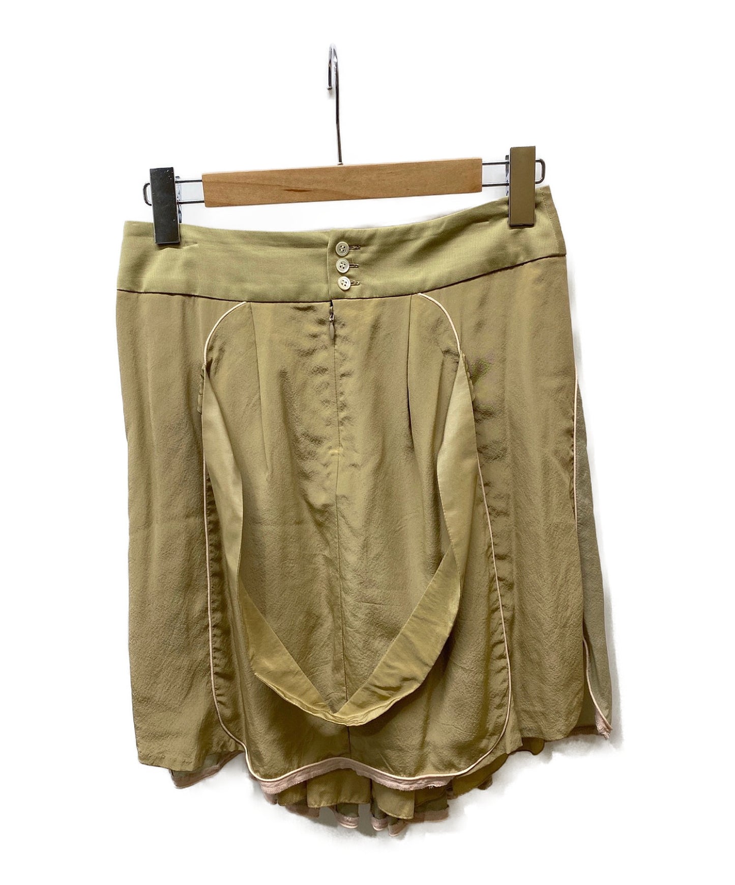 [Pre-owned] UNDERCOVER lip-silk skirt
