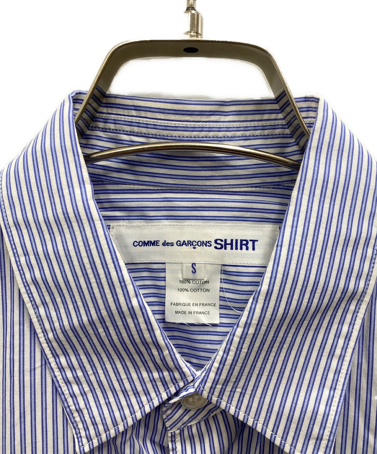 [Pre-owned] COMME des GARCONS SHIRT panel patchwork shirt W28044
