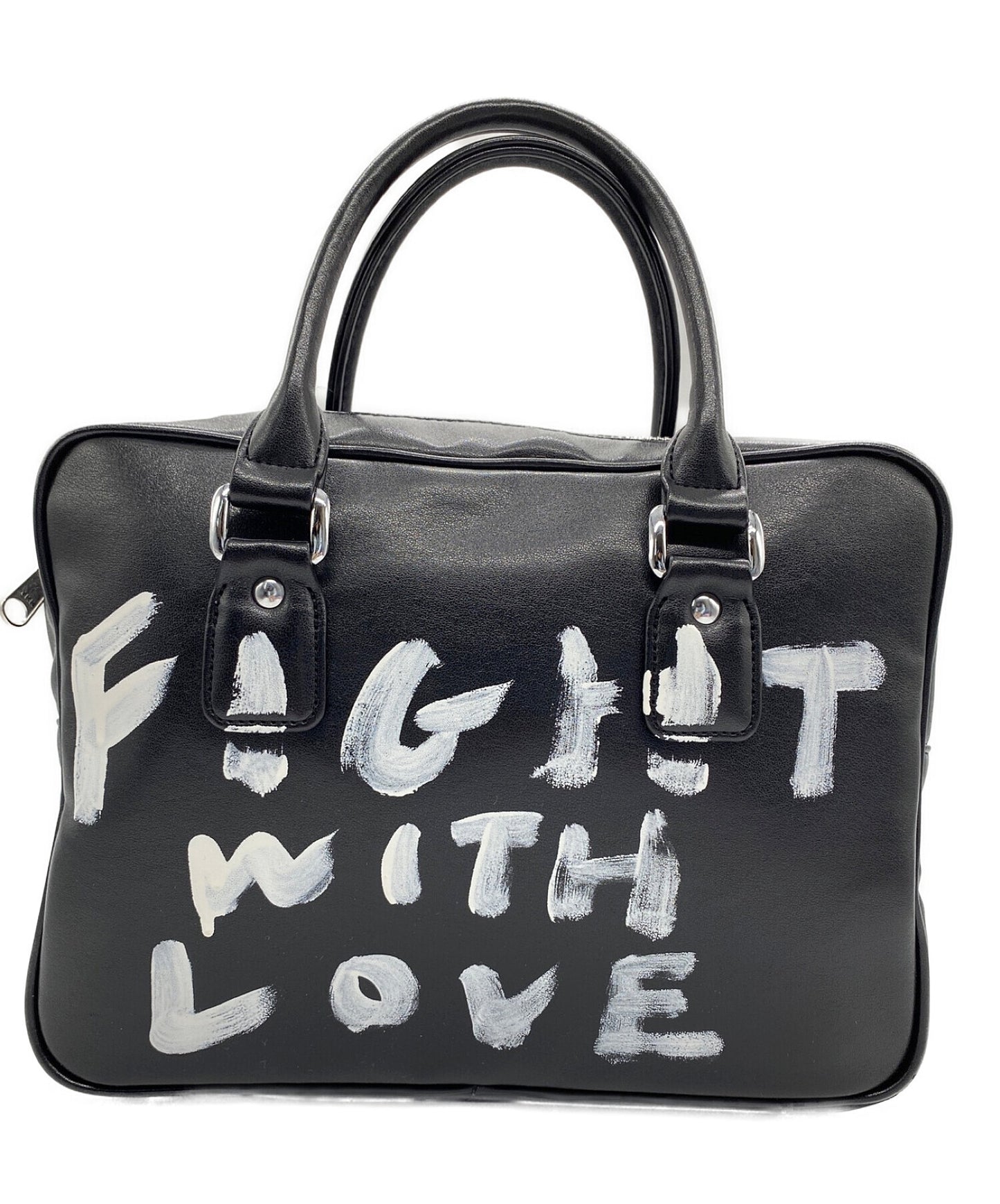 [Pre-owned] COMME des GARCONS GIRL Message Paint Handbag NZ-K 201