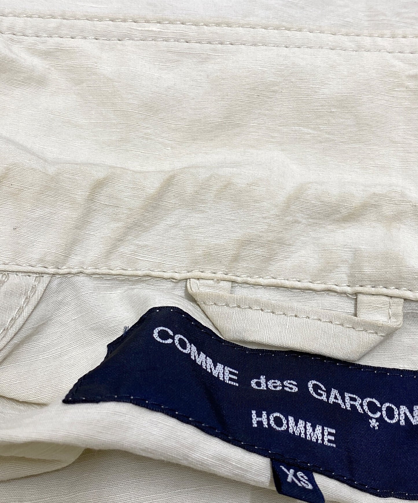Comme des Garcons Homme ผ้าลินินผ้าฝ้าย HI-J026