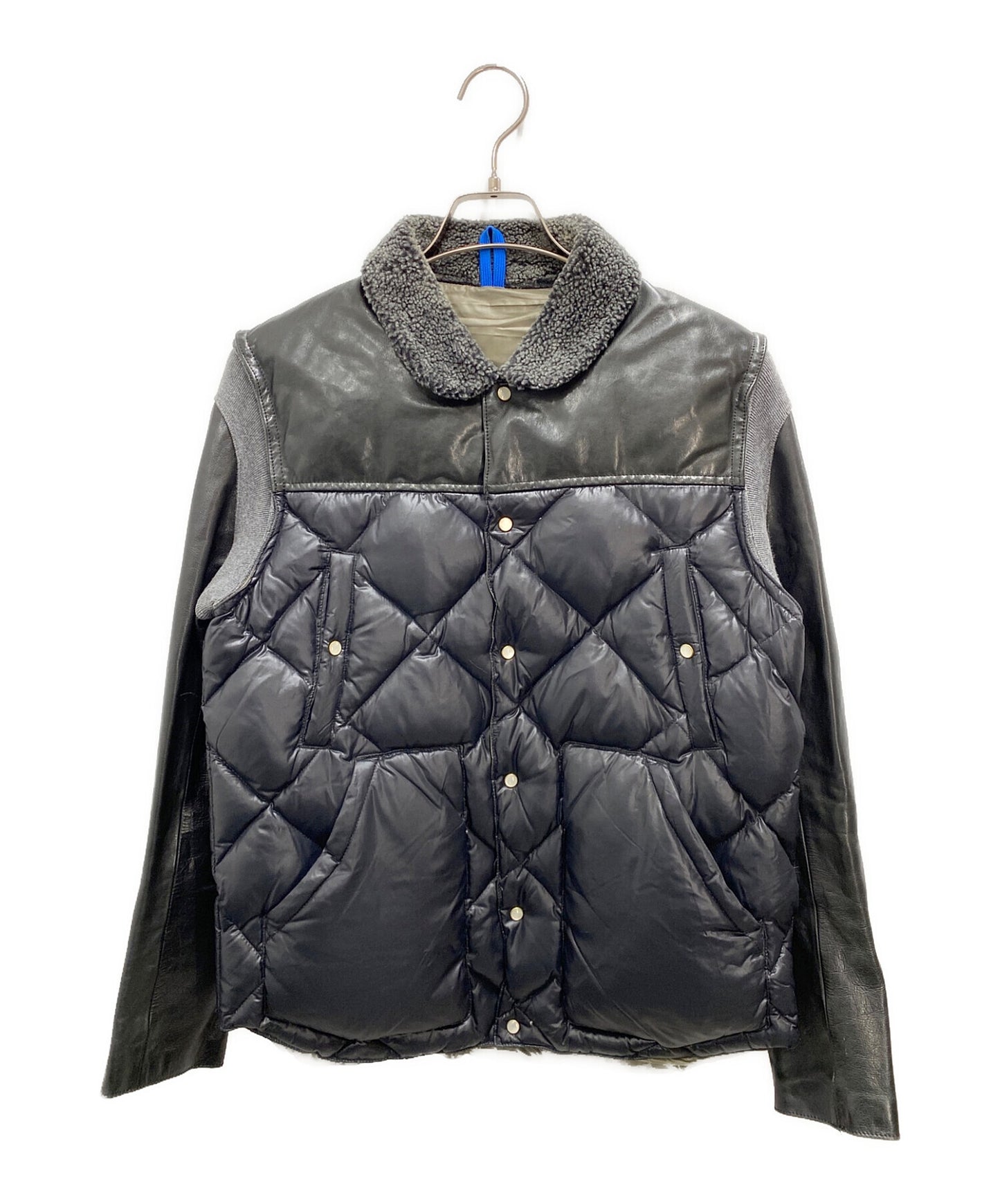 Undercover Black Quilted Down Jacket