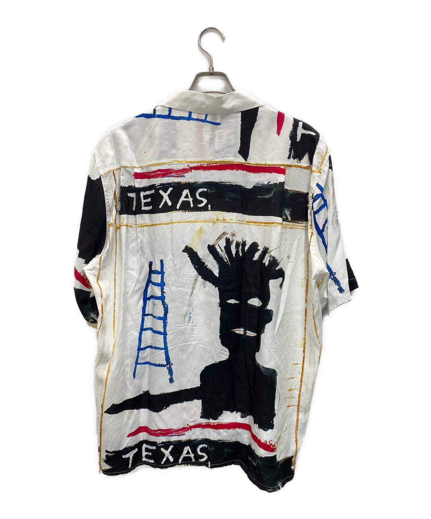 Wacko Maria Hawaiian襯衫類型2 Basquiat-WM-HI13