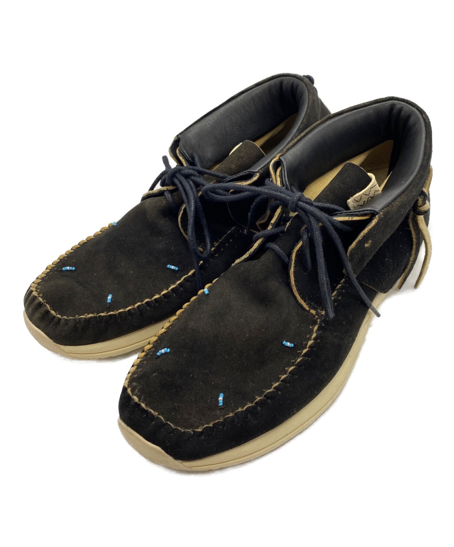 Visvim FBT Lhamo-Folk絨面革靴子