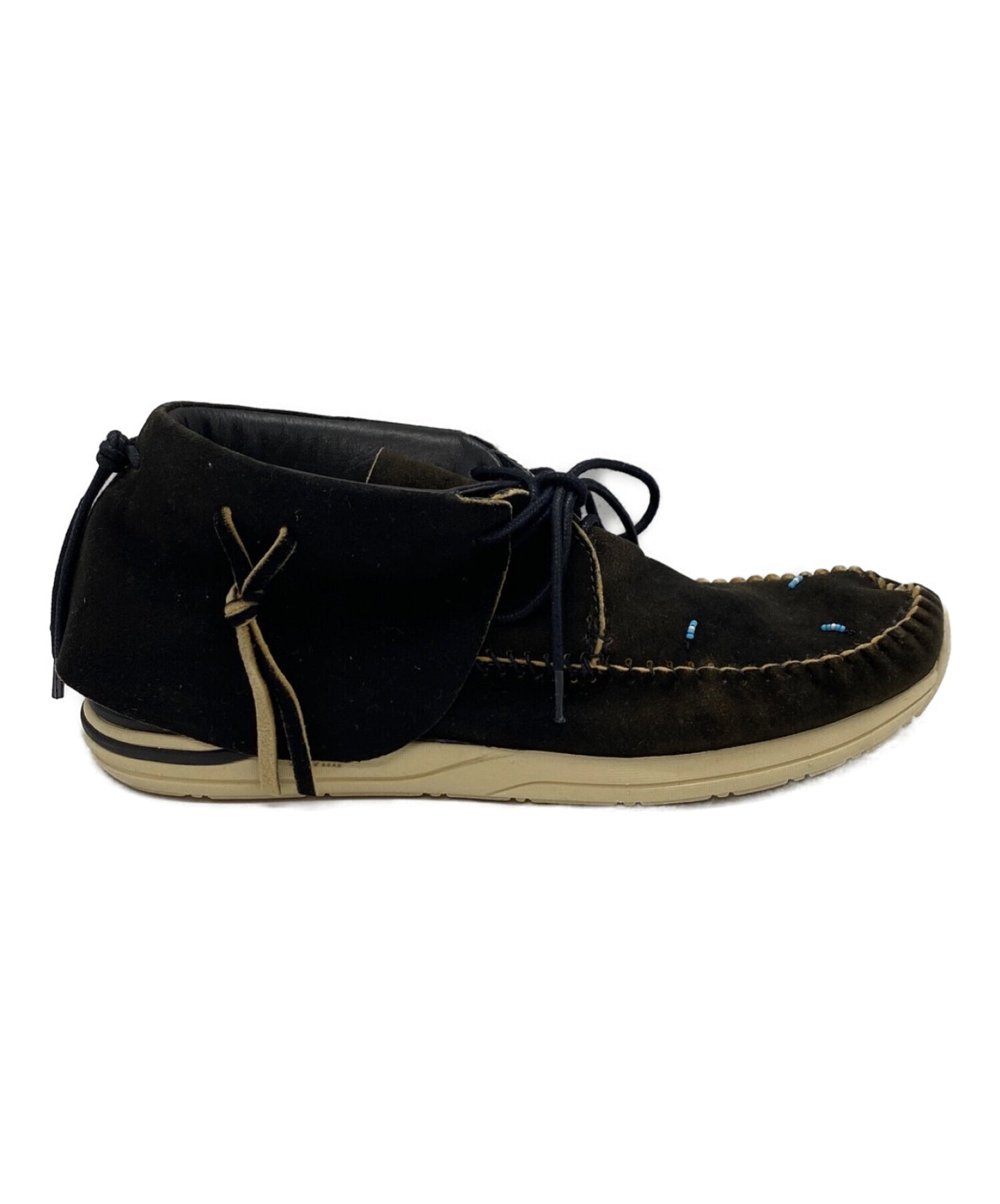 Visvim FBT Lhamo-Folk絨面革靴子