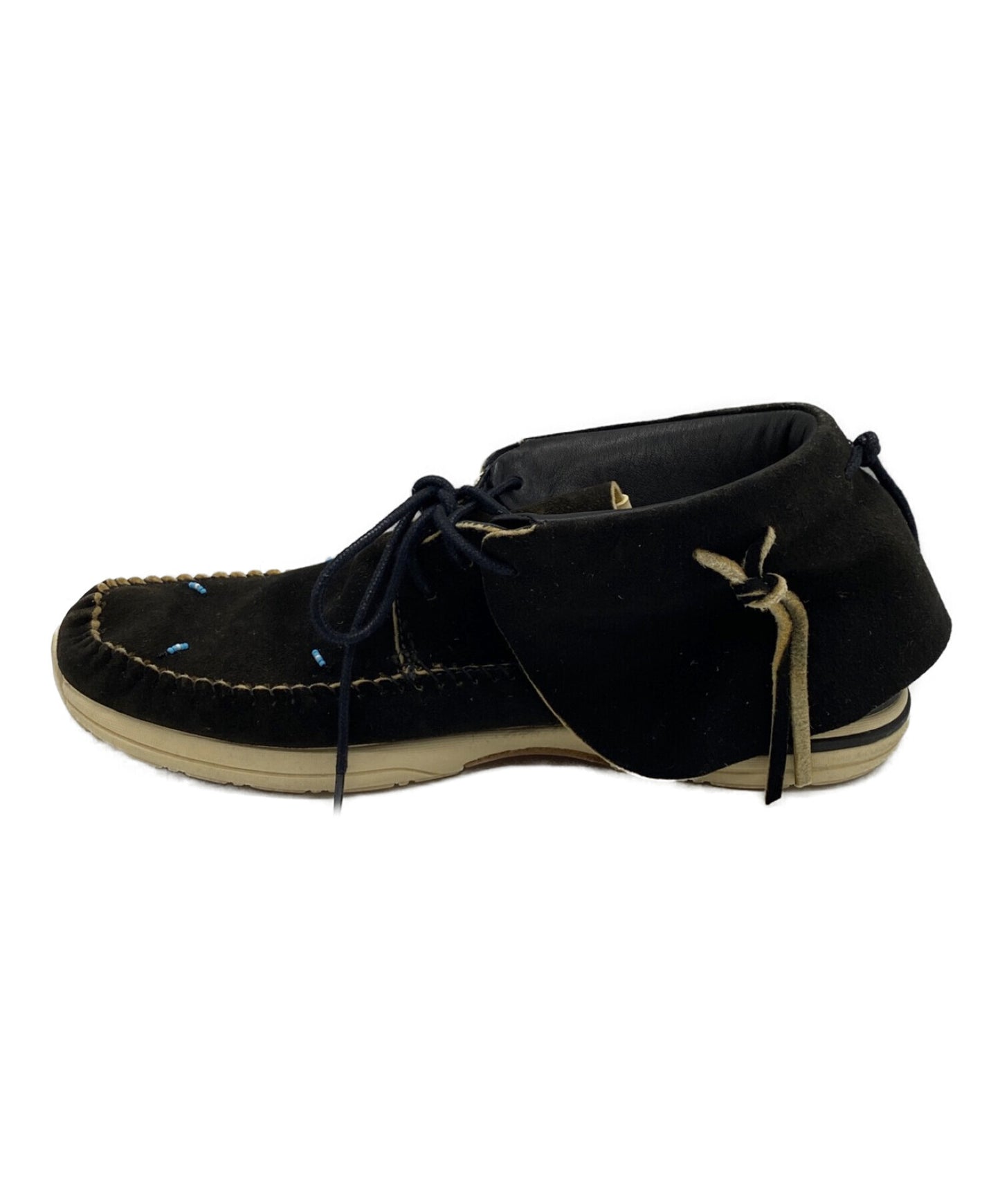 Visvim FBT Lhamo-Folk絨面革靴子