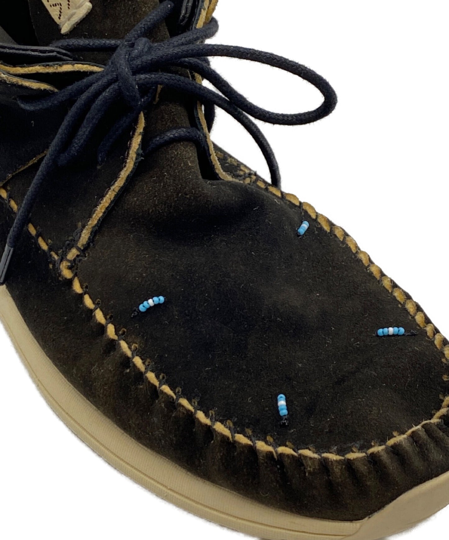 Visvim FBT Lhamo-Folk絨面革靴子