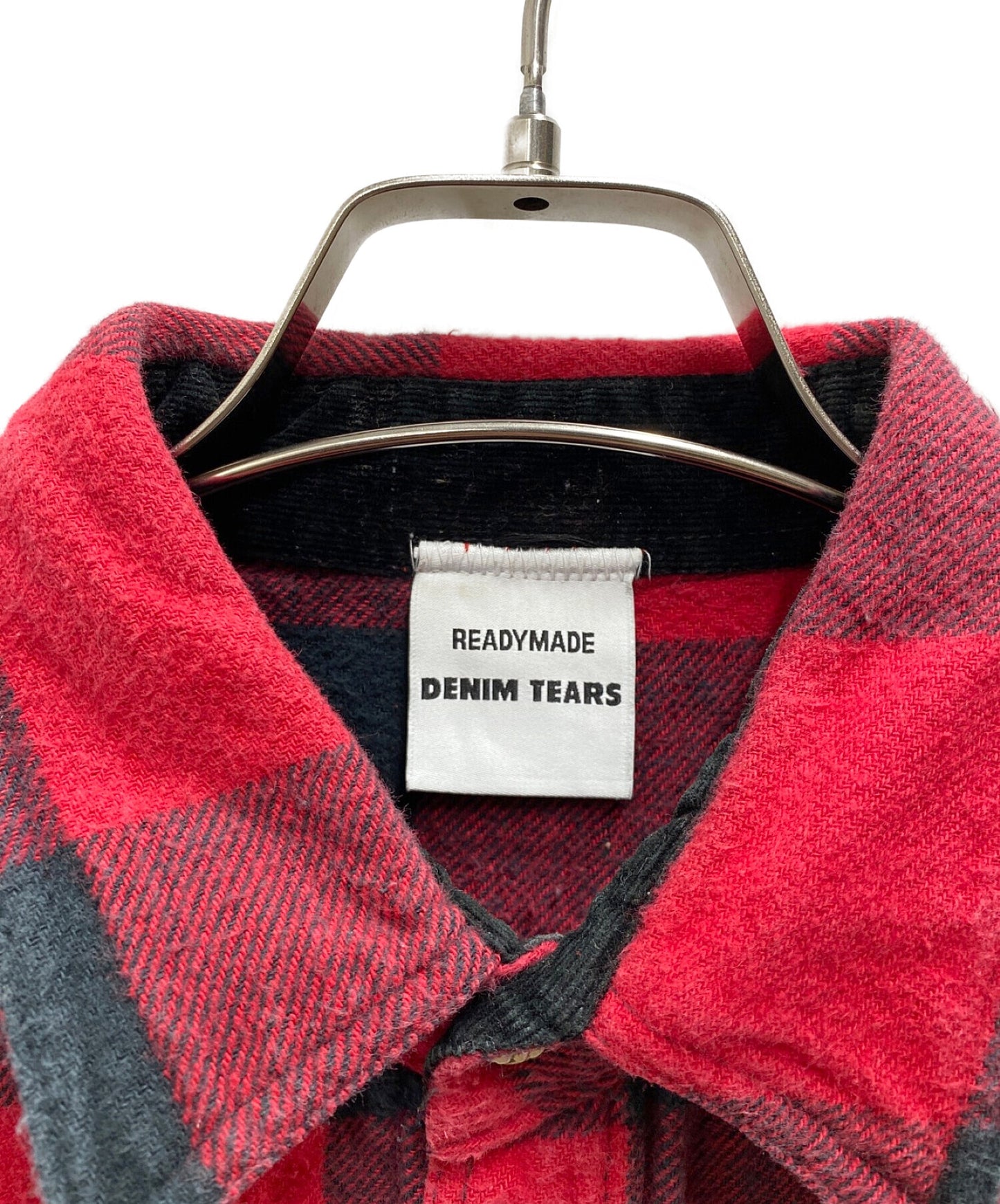 [Pre-owned] READYMADE CHECK SS SHIRTS RED RE-DT-RE-00-00-07