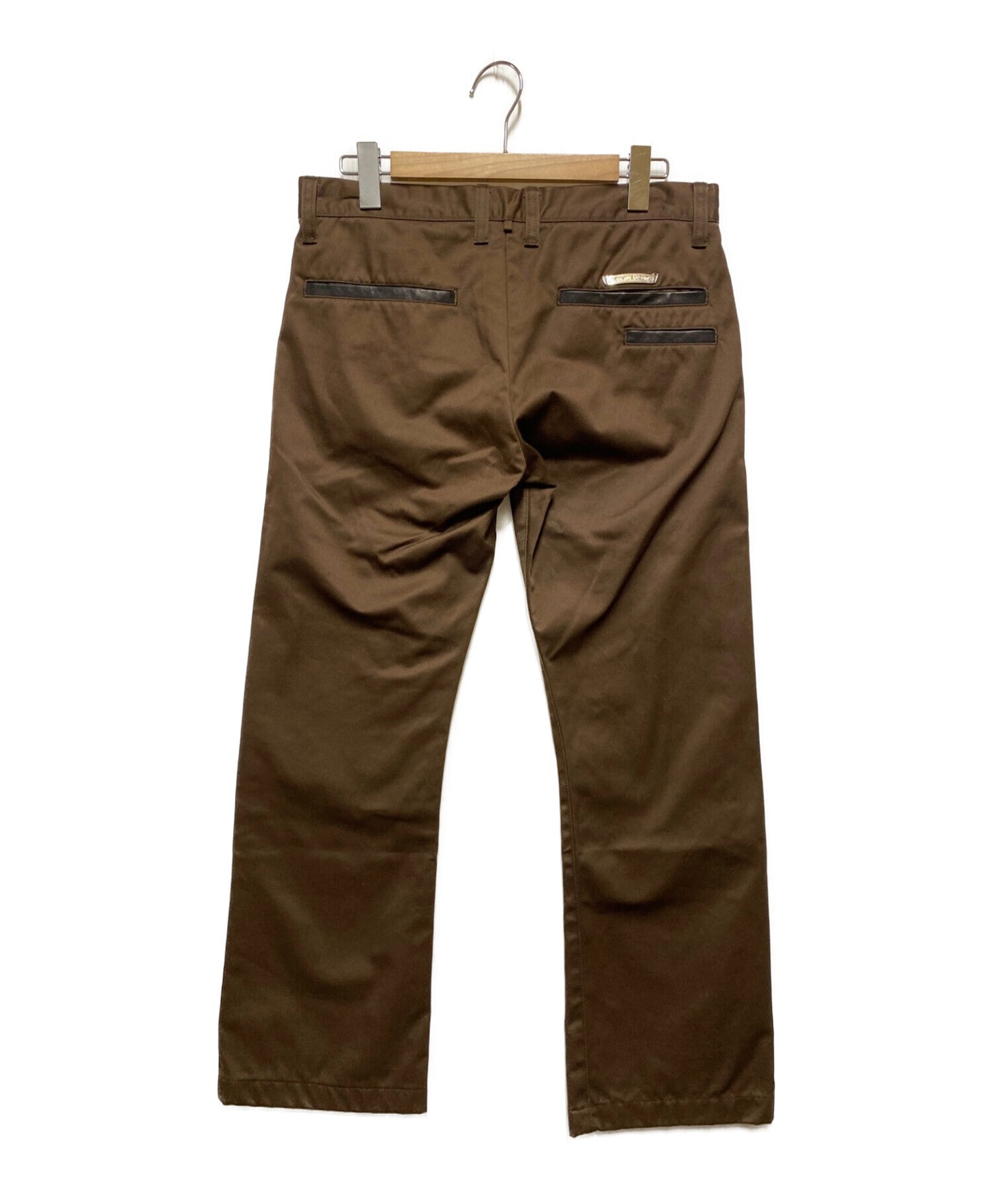 [Pre-owned] CHROME HEARTS Cross-ball Button Fly Chinos 2214-304-5051