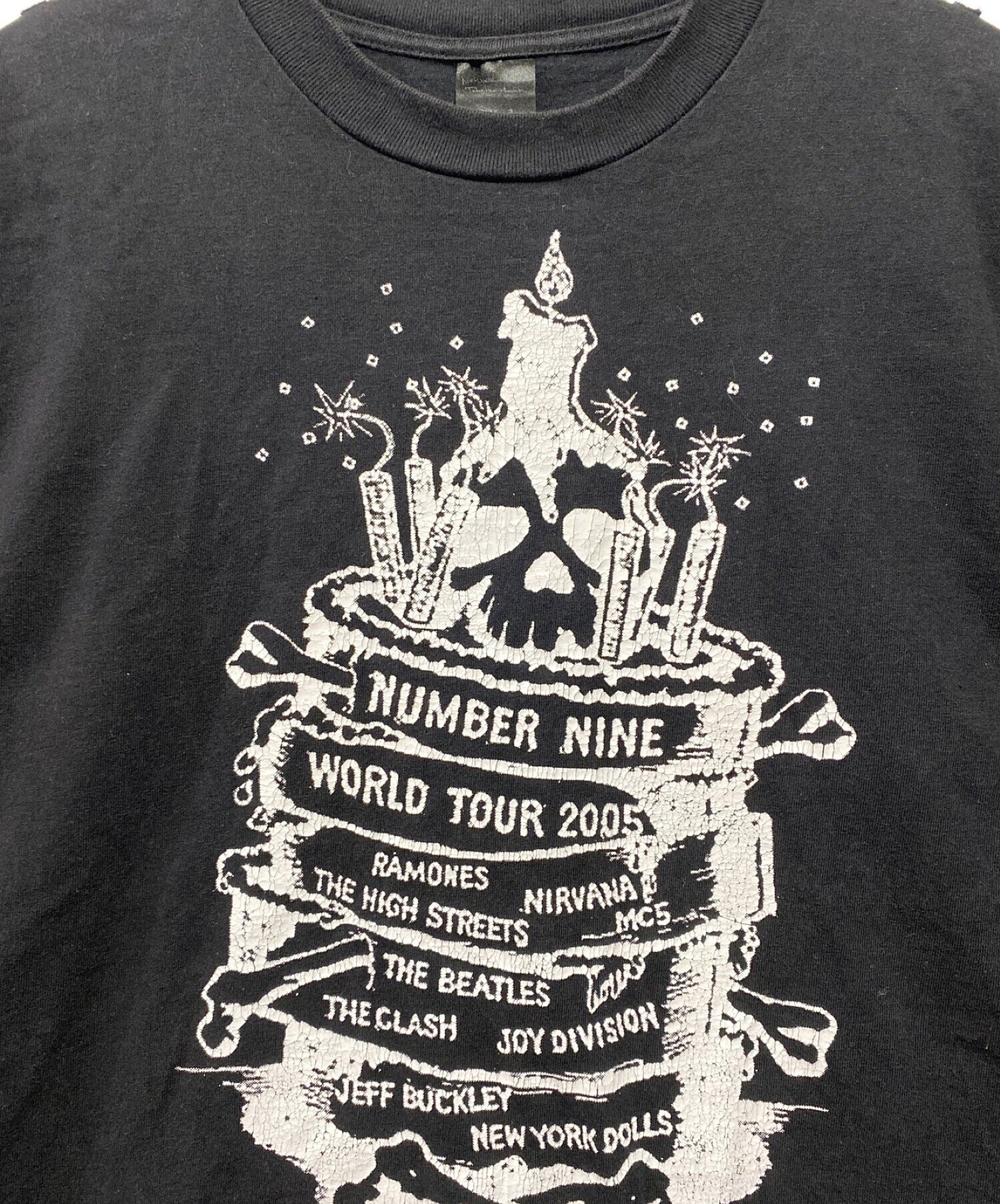 NUMBER (N)INE World Tour Shoulder Loop T-Shirt | Archive Factory