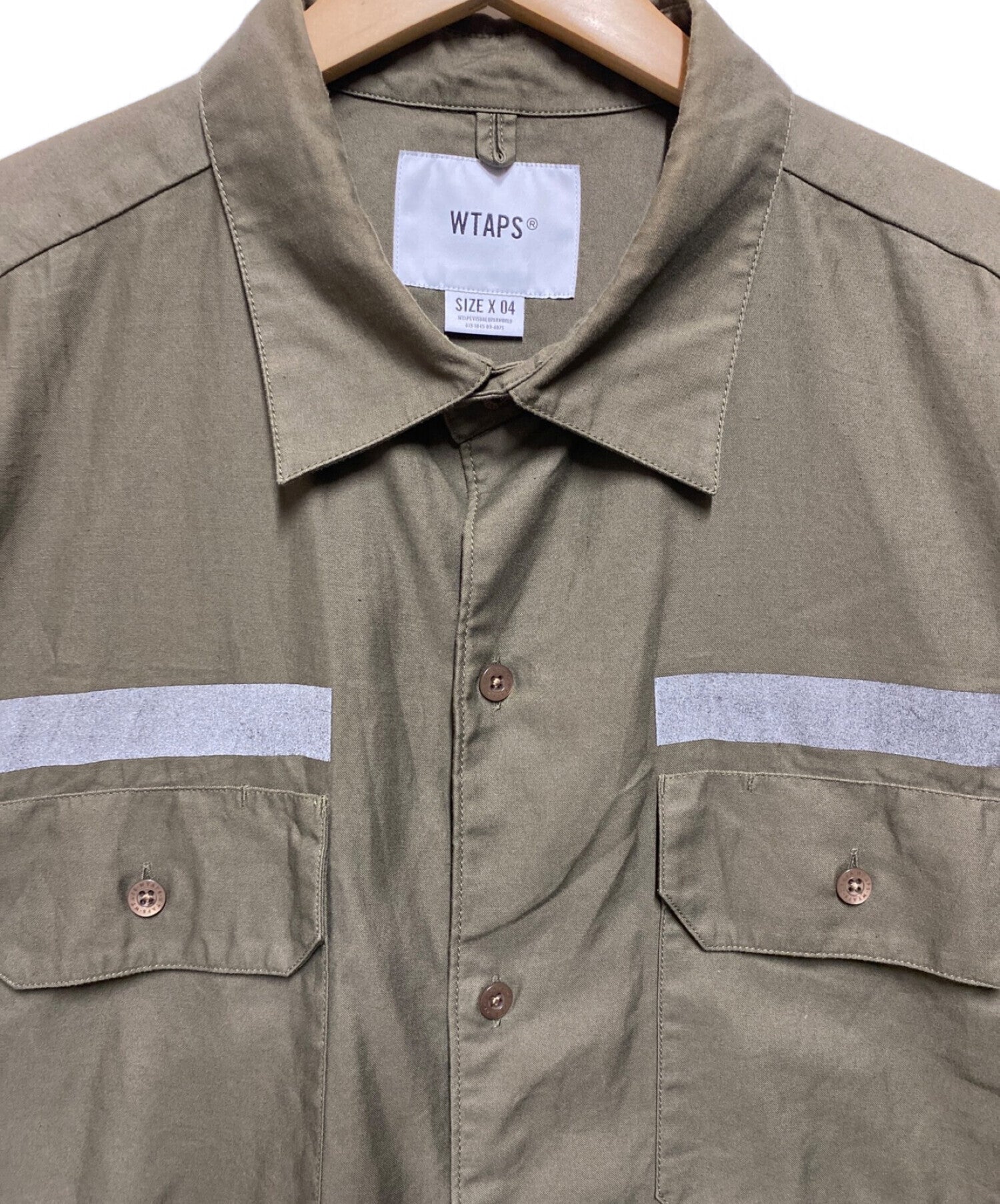 WTAPS DECK SS / SHIRT. cotton. satin 191TQDT-SHM02