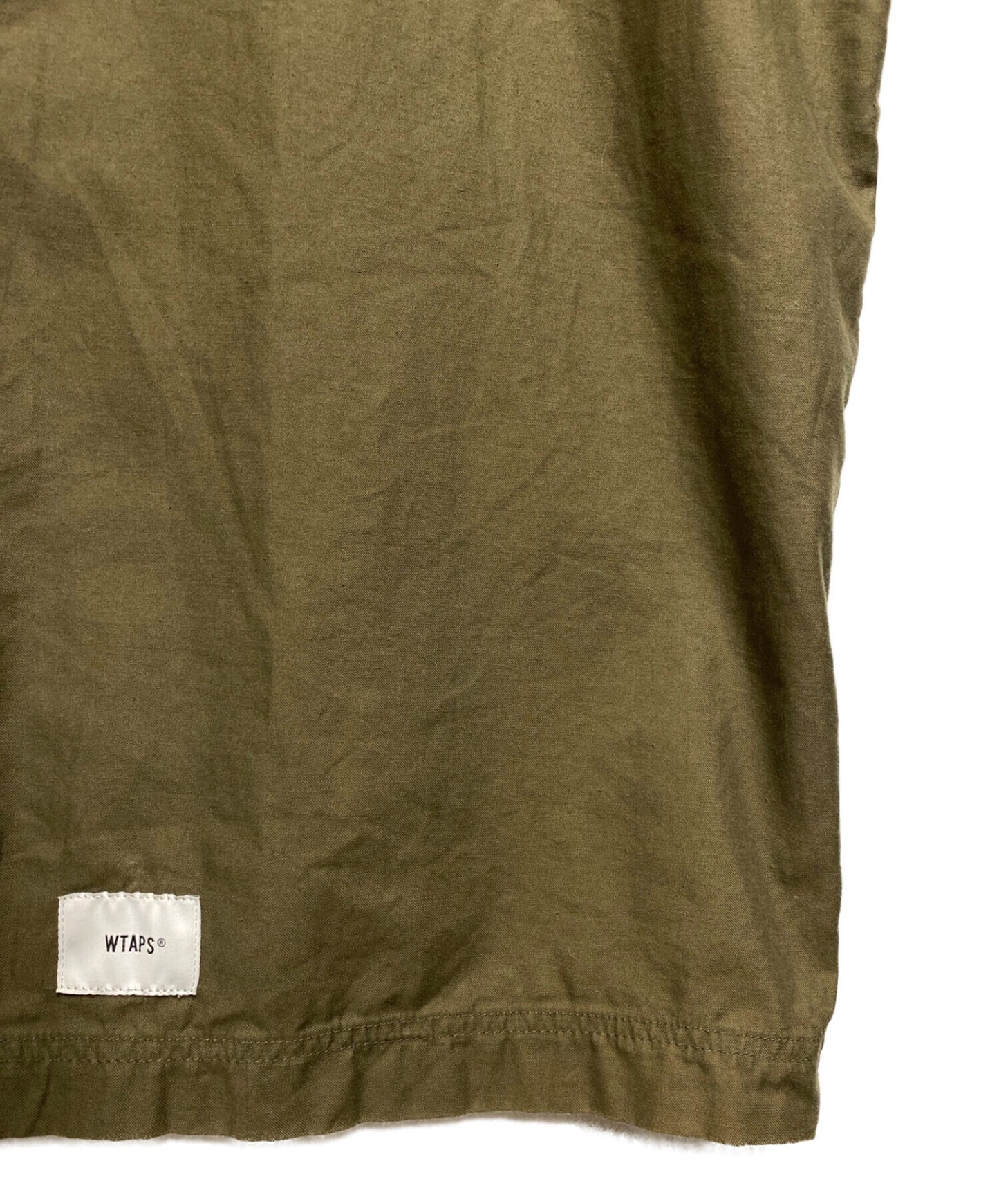 WTAPS甲板SS /衬衫。棉布。 Satin 191TQDT-SHM02
