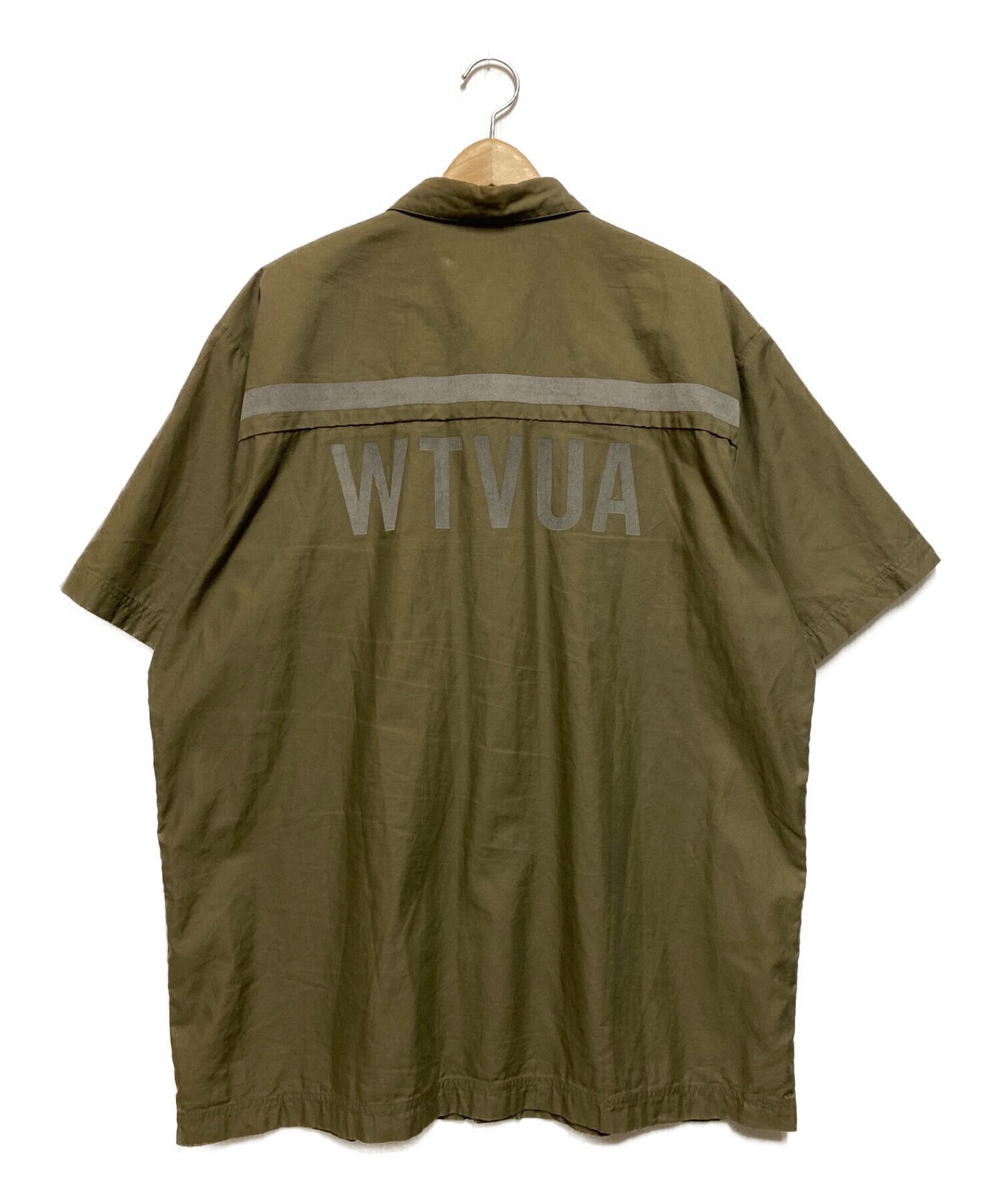 WTAPS甲板SS /衬衫。棉布。 Satin 191TQDT-SHM02
