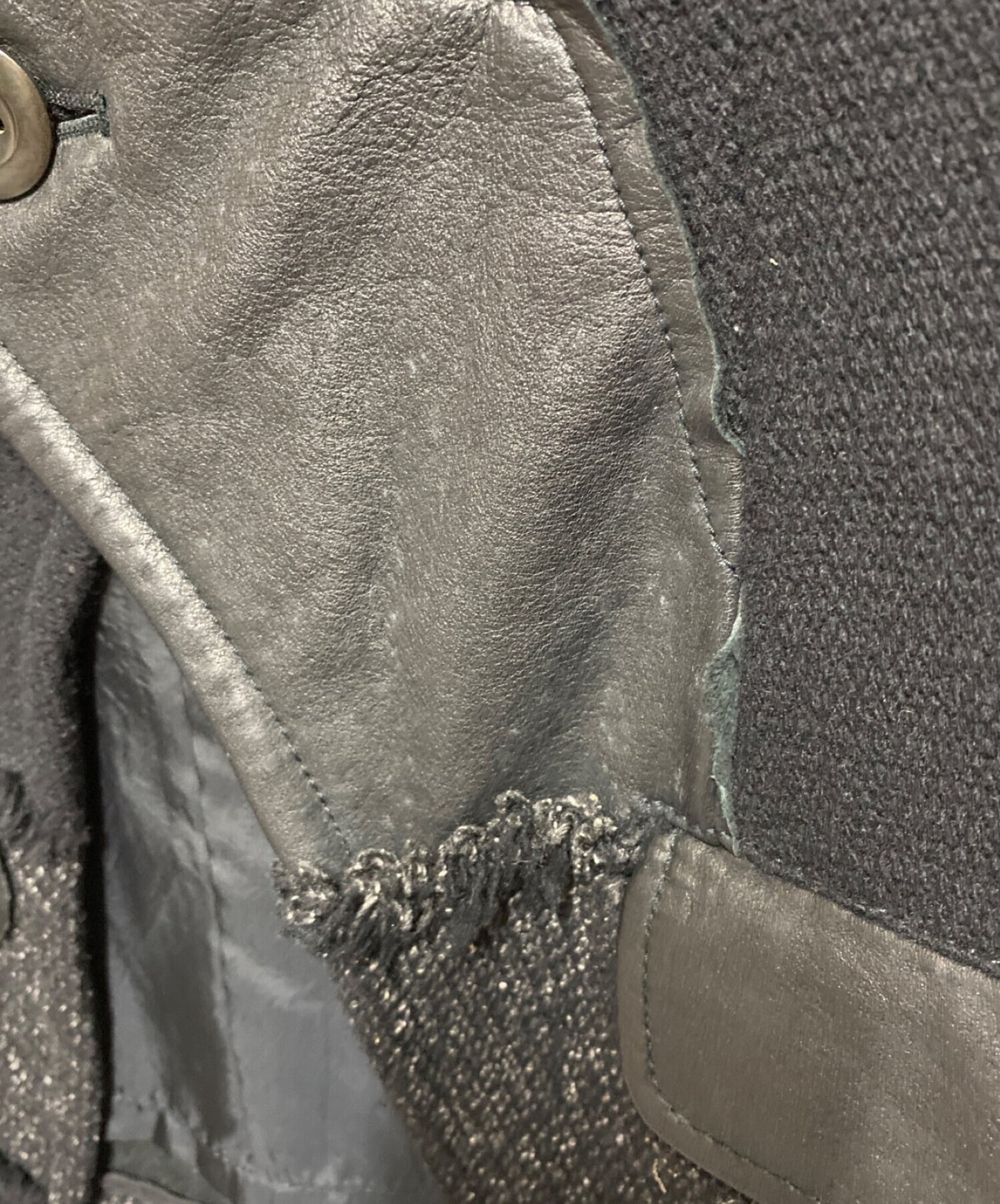 [Pre-owned] Y's Tweed Patchwork Design Jacket YB-J13-802