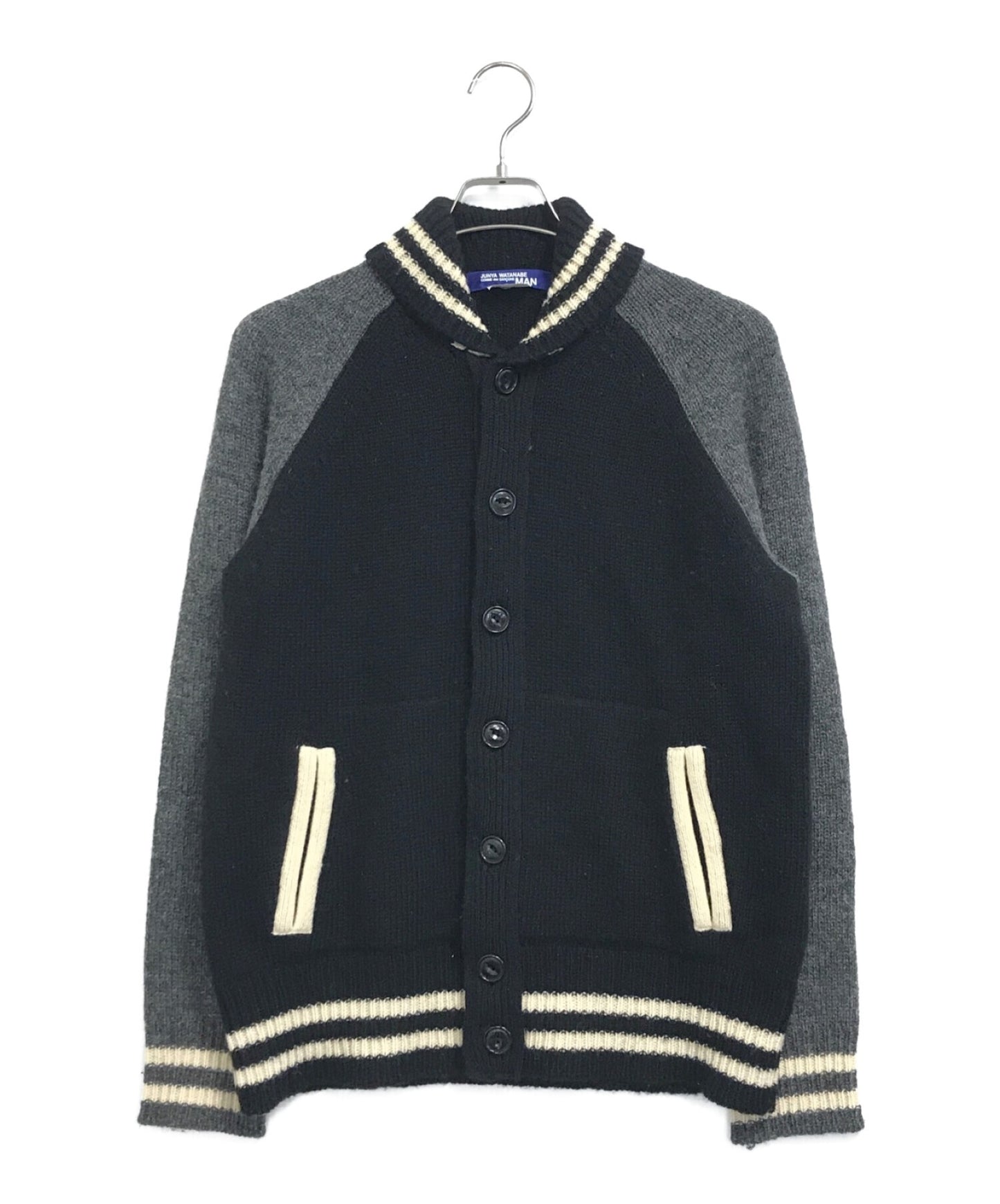 Comme des Garcons Junya Watanabe Man Varsity Knit Jacket WH-N017