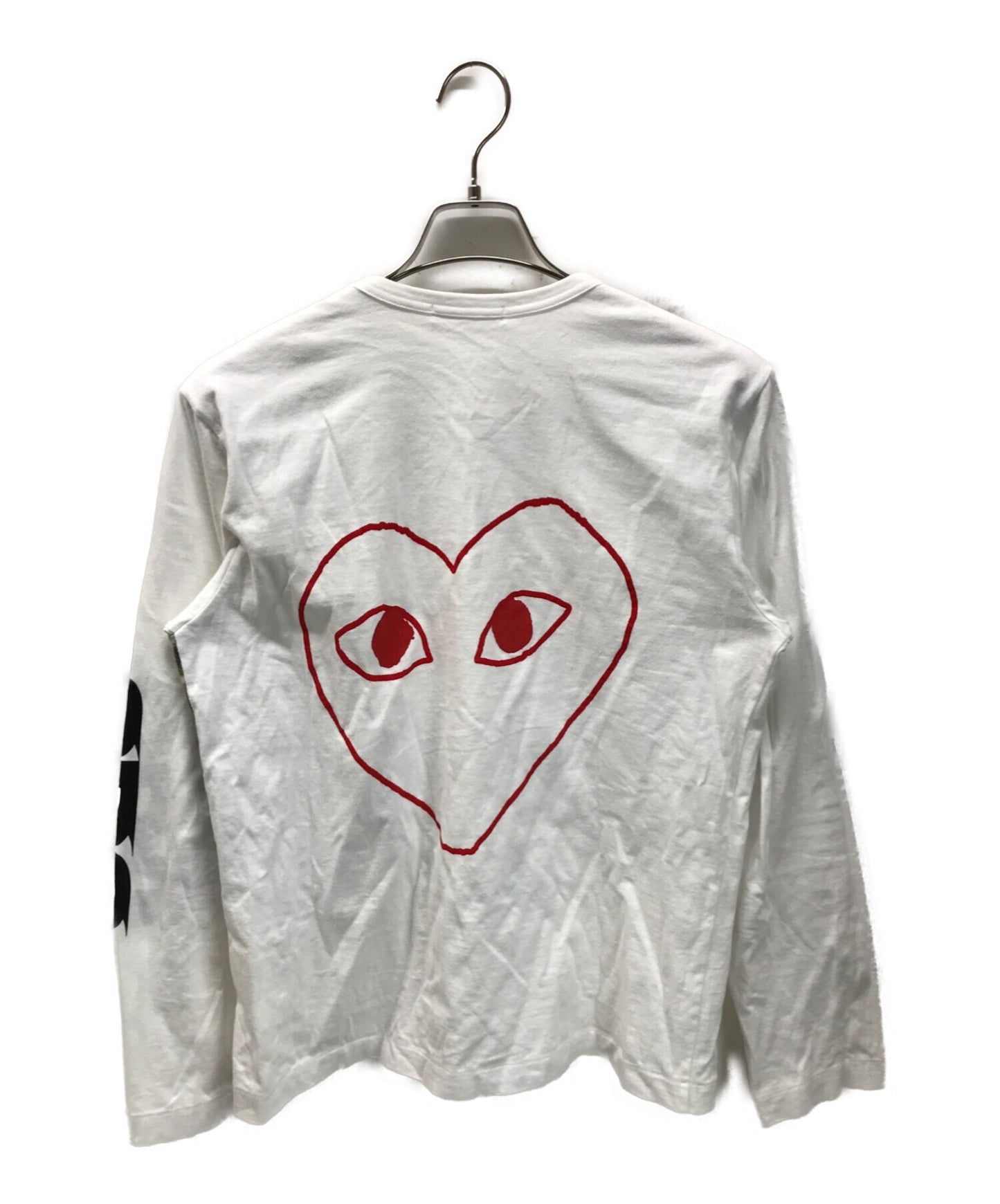 Comme des Garcons Sleeve CDG Back Heart Print Cut and Sewn OQ-T008