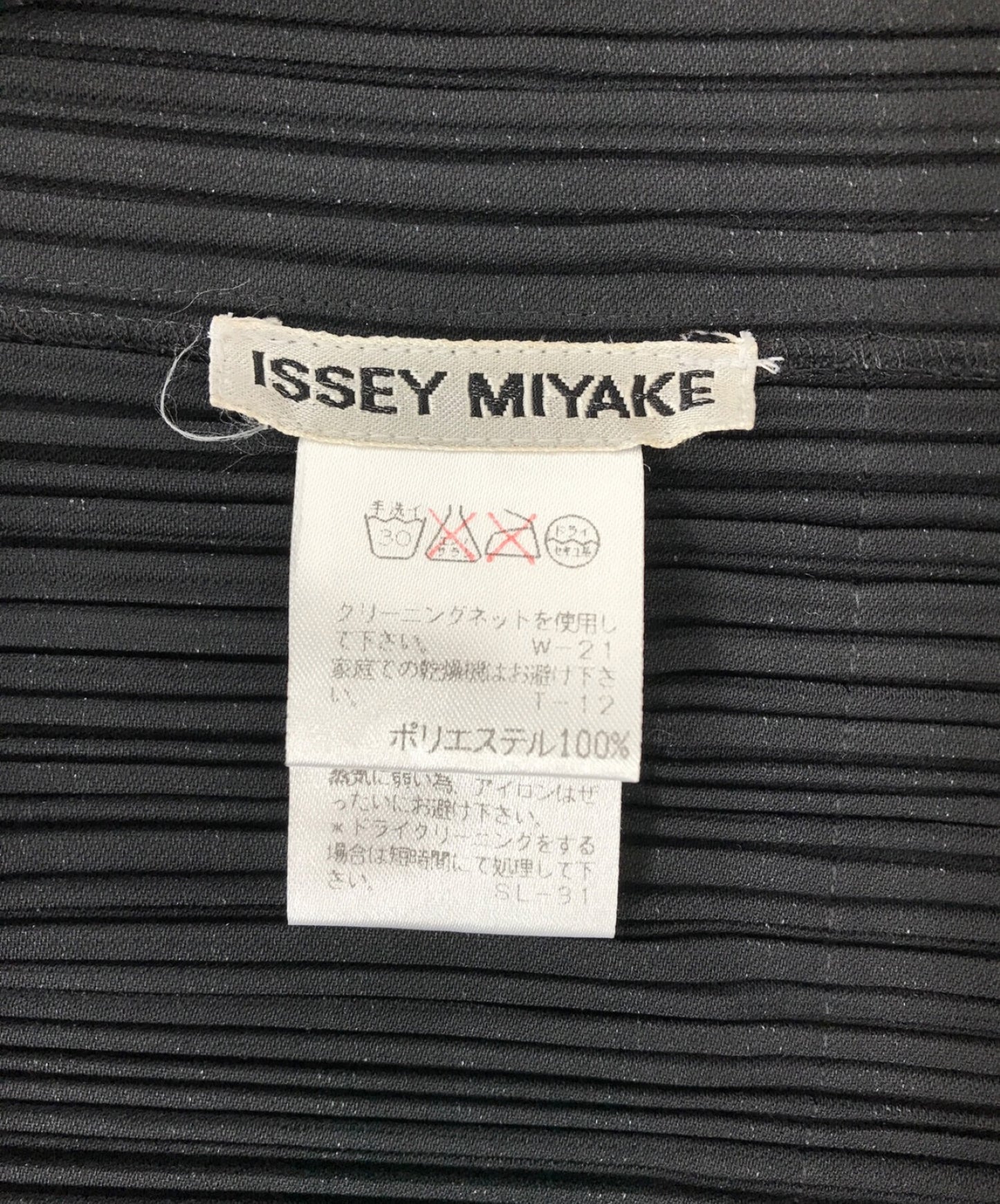 Issey Miyake Fete边界百褶背心IM84-FE911