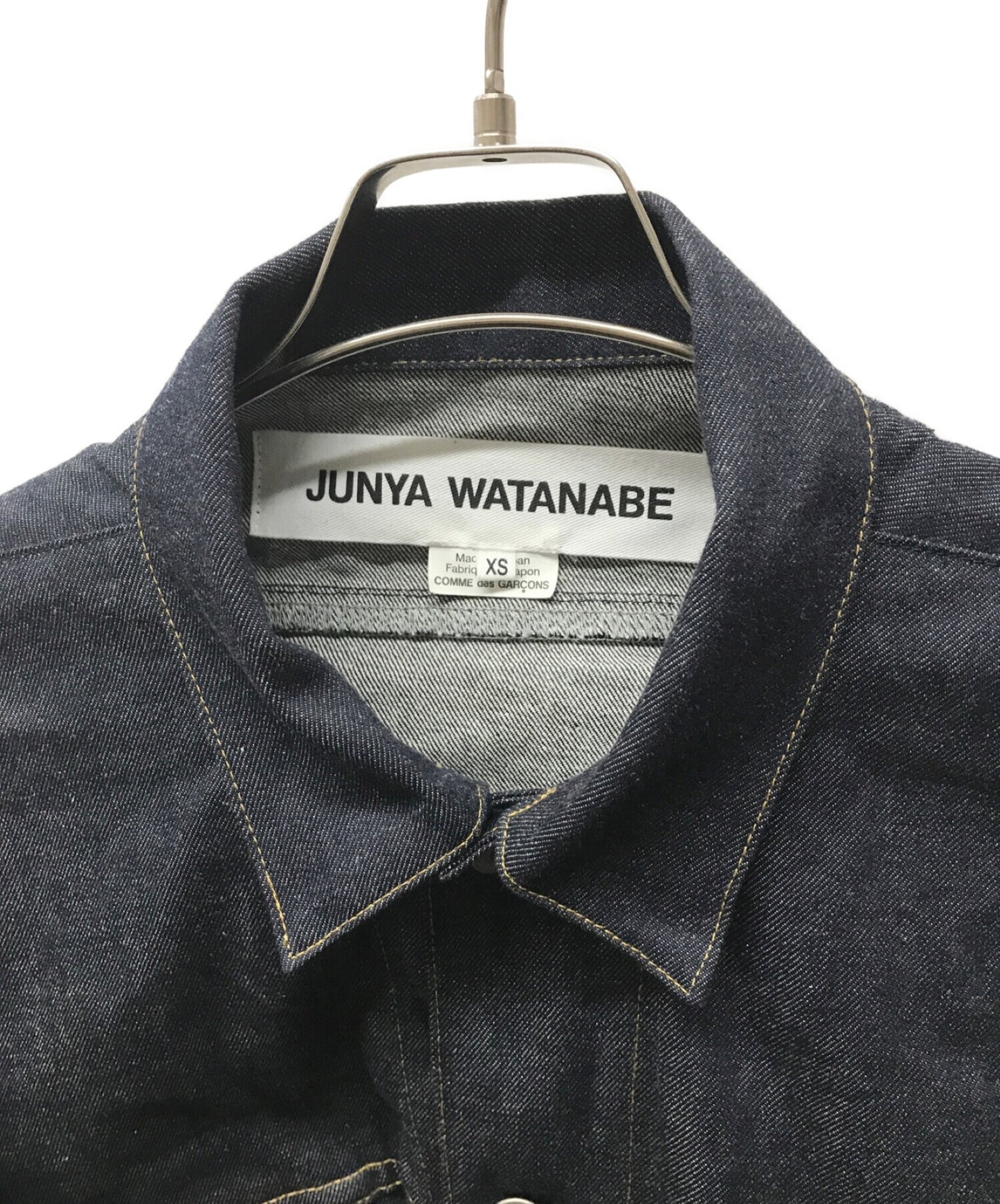 Junya Watanabe Comme des Garcons 23SS แจ็คเก็ตยีนส์ขนาดใหญ่ JK-J018