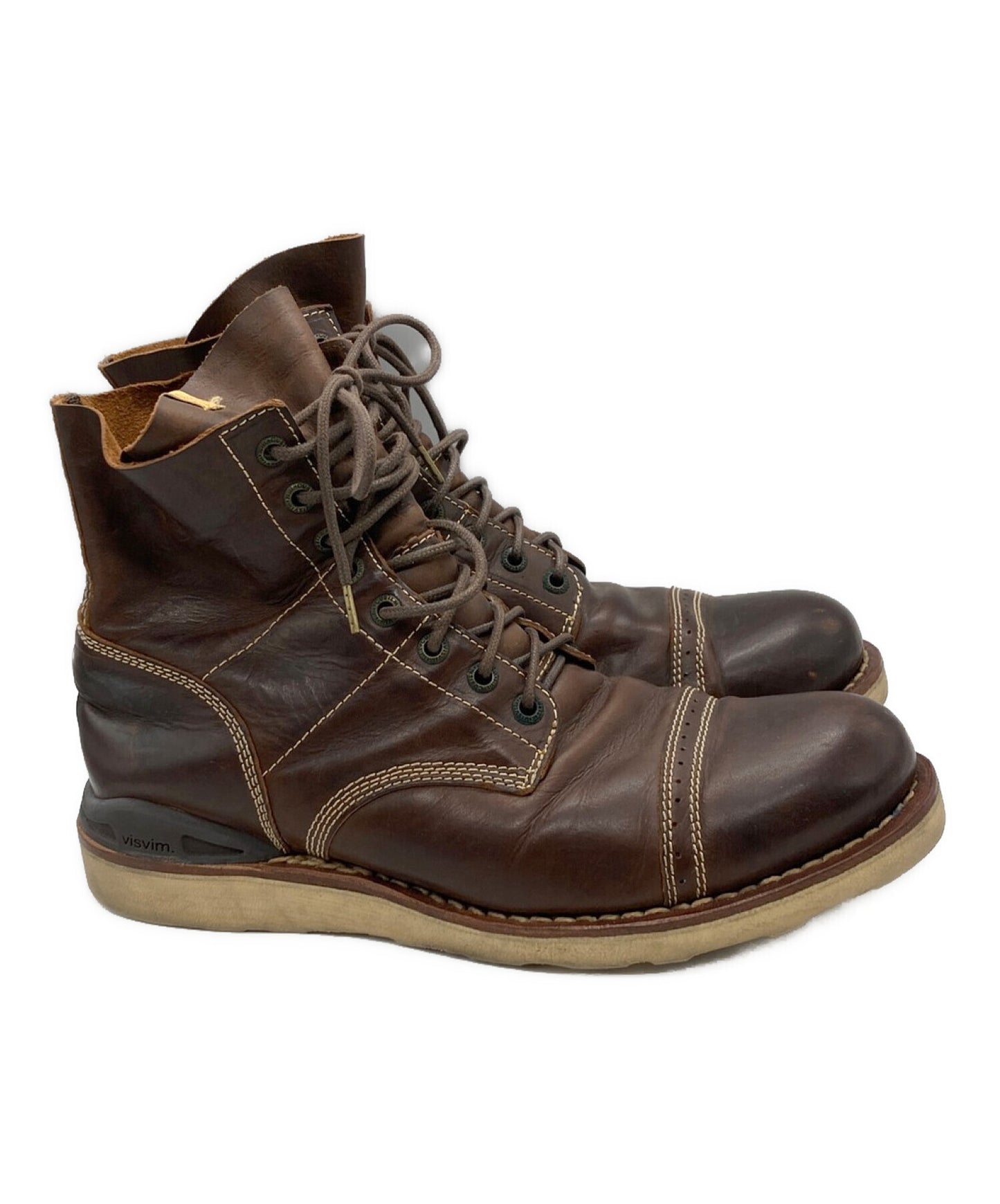 [Pre-owned] visvim VIRGIL CANTOR-FOLK oiled leather boots