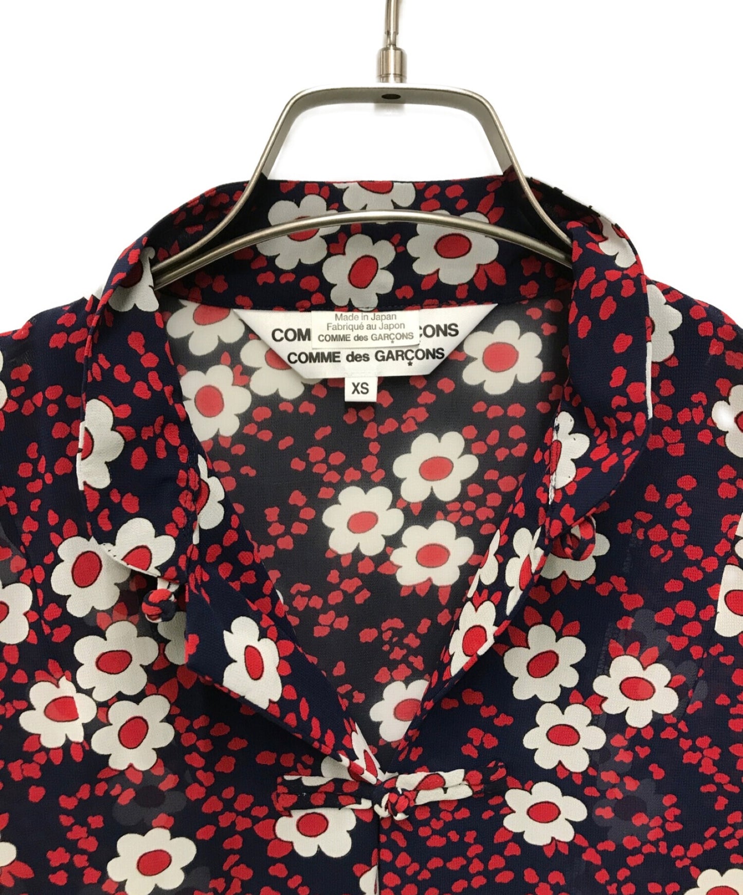 Comme des Garcons Comme des Garcons花朵印花中国衬衫RI-J024