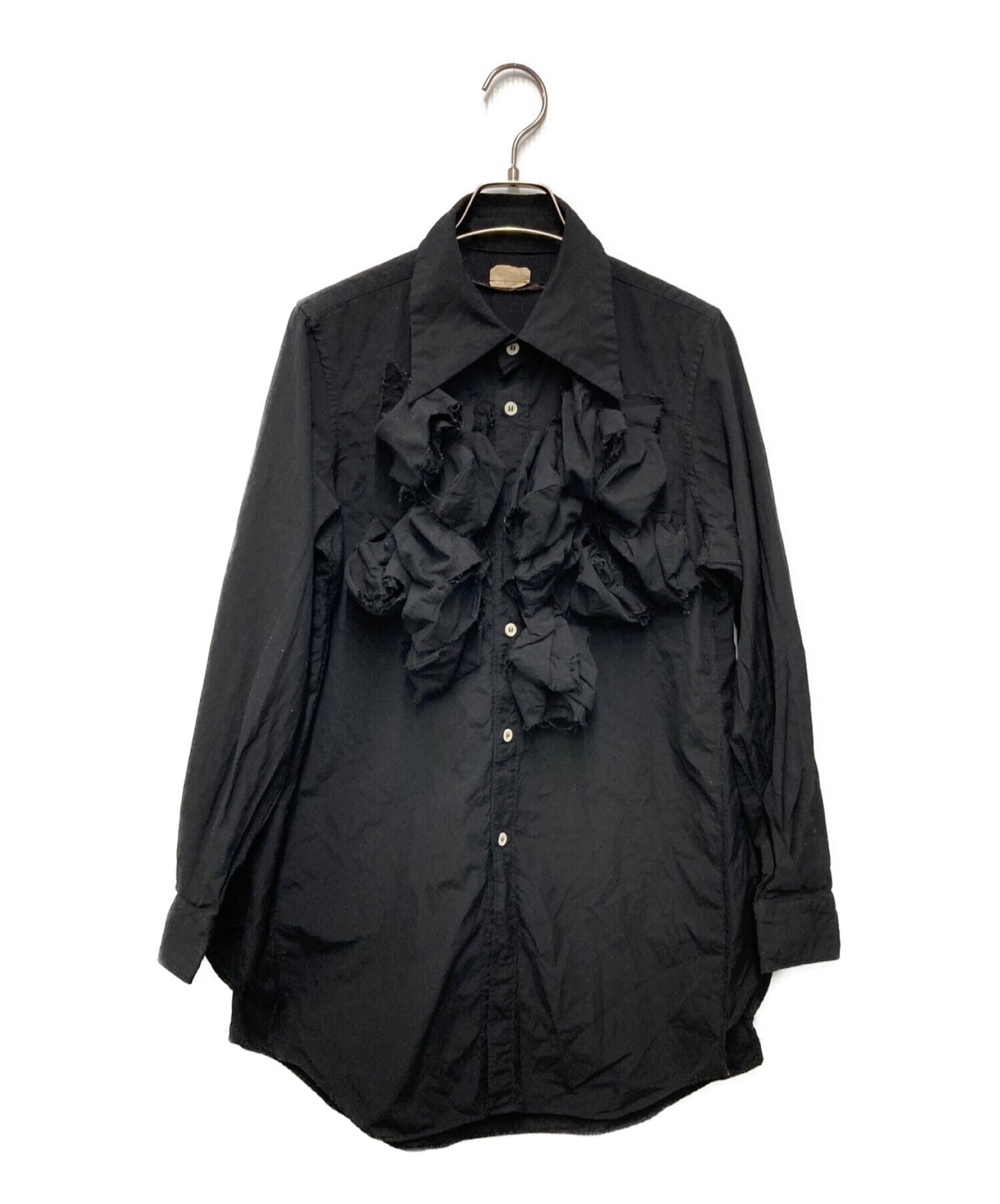 Pre-owned] COMME des GARCONS Inside-out ruffle embellished shirt 